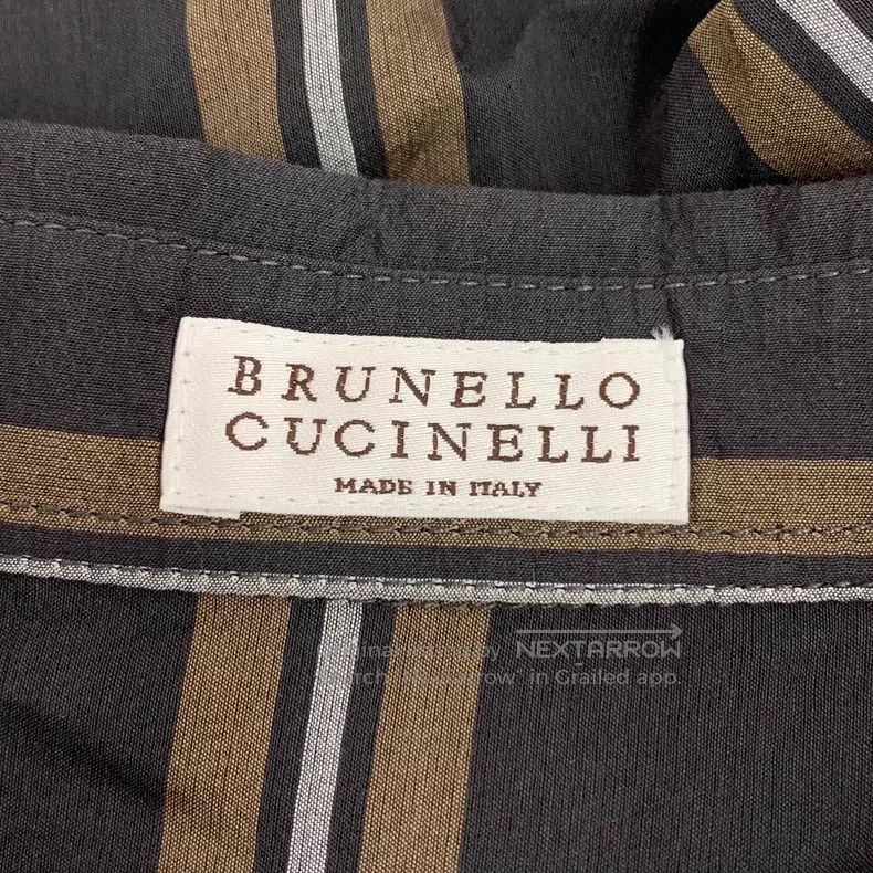 Brunello Cucinelli Brunello Cucinelli Color block vertical striped cotton lap Size XS / US 0-2 / IT 36-38 - 5 Thumbnail