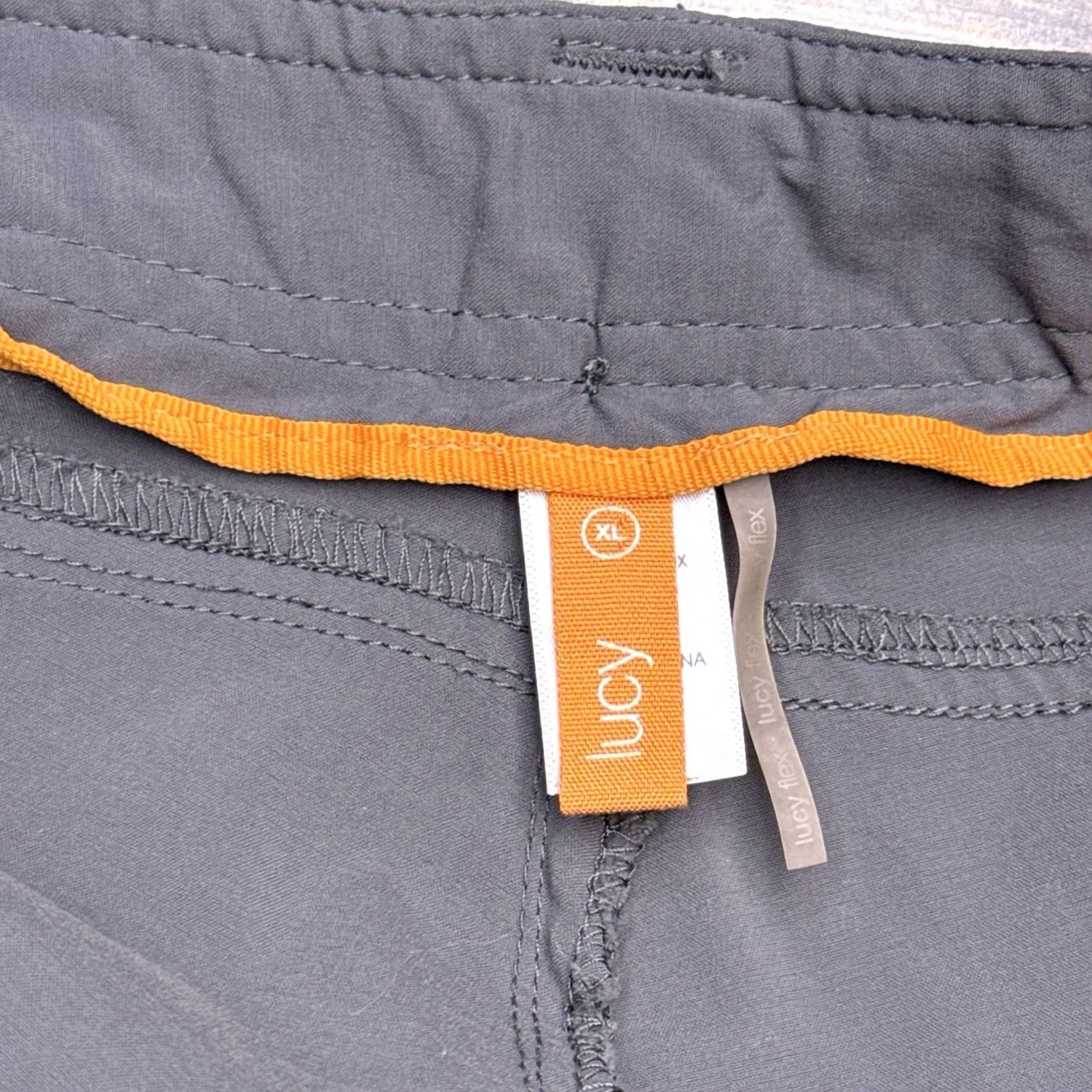 Vintage Lucy Cargo Pants Wide Leg Gray XL High Rise Stretch Women's Pants Size 40" / US 18 - 6 Thumbnail