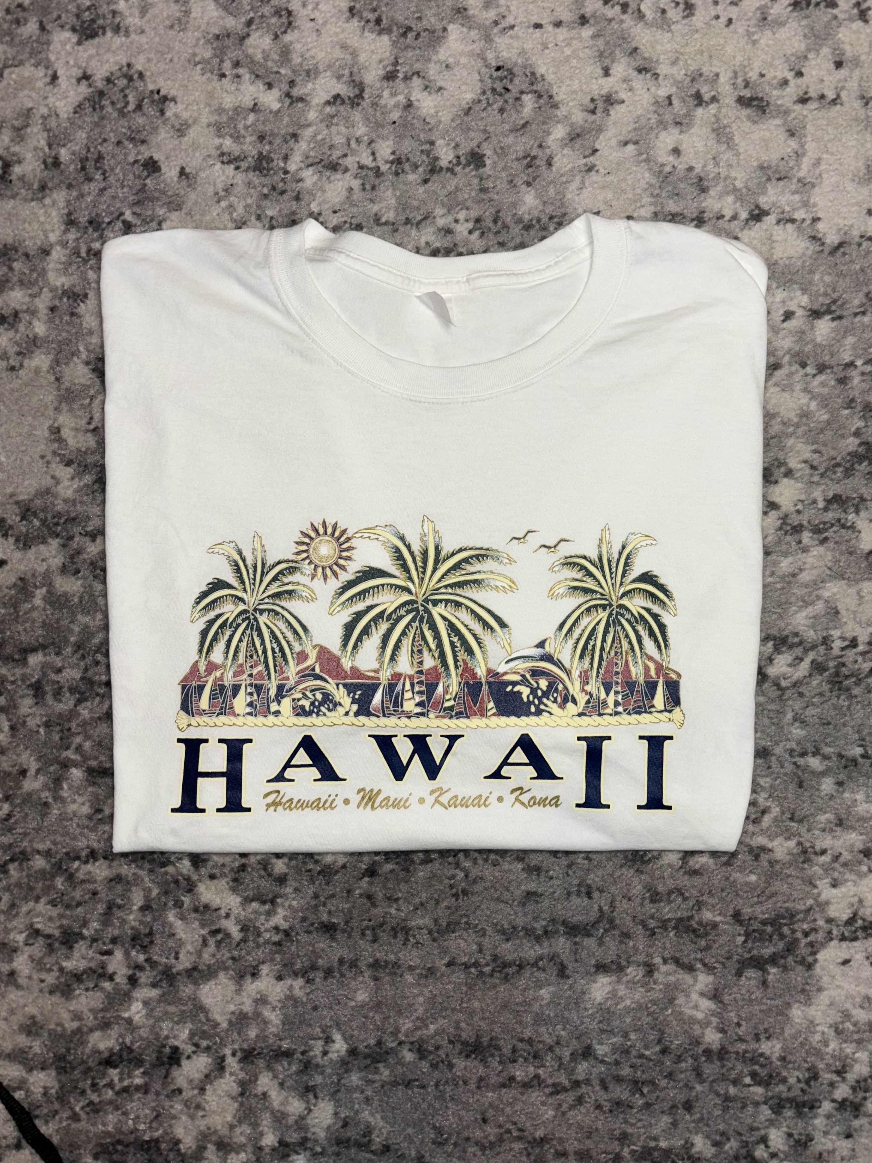 Vintage Y2K Hawaii Islands Surf Tourist Shirt Size US XL / EU 56 / 4 - 1 Thumbnail