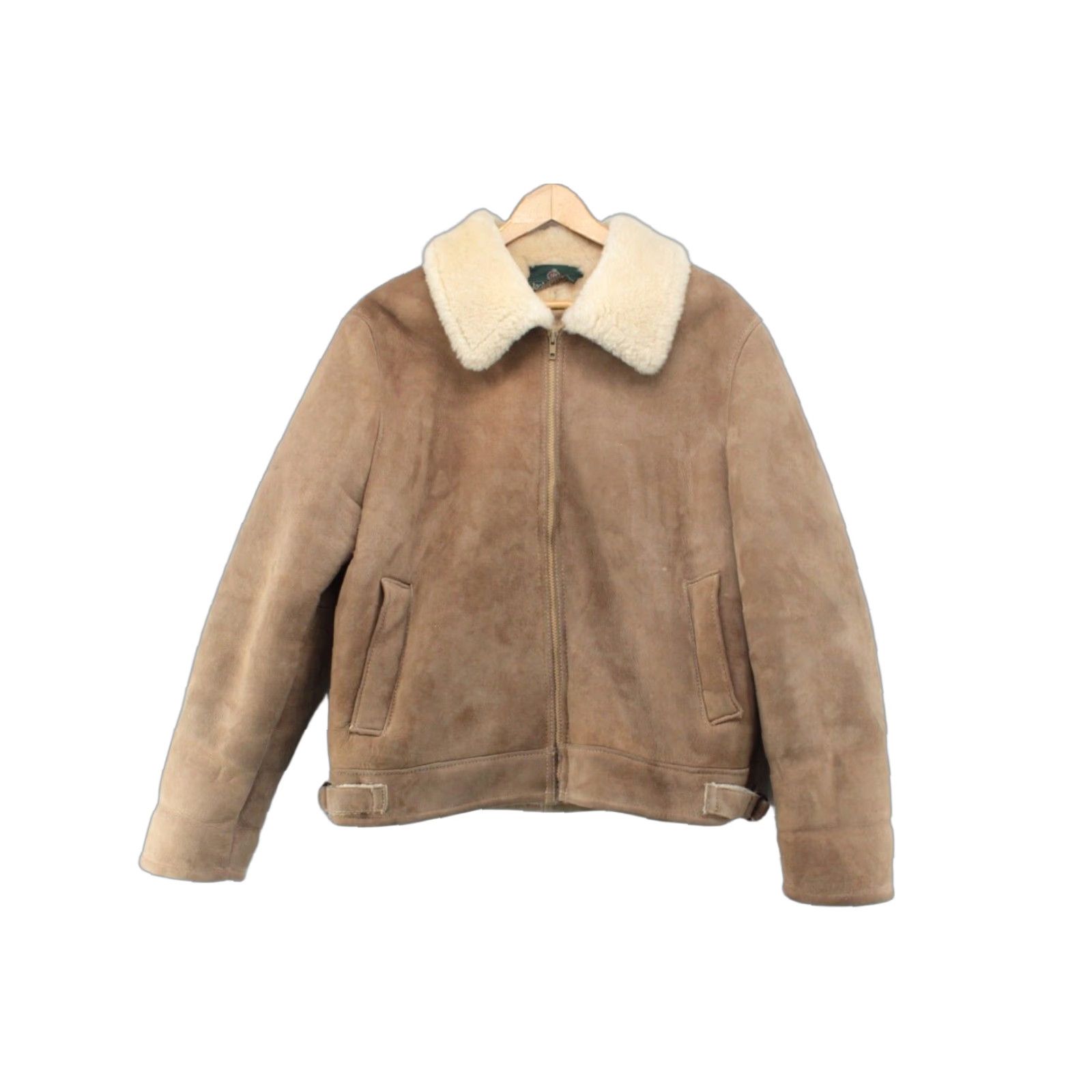 Vintage VINTAGE Jack Henry Suede Coat Mens L 42 Tan Brown Cabincore Yellowstone Sherpa Lined Overcoat Stylish City Cowboy Theme Mens Size US L / EU 52-54 / 3 - 1 Thumbnail