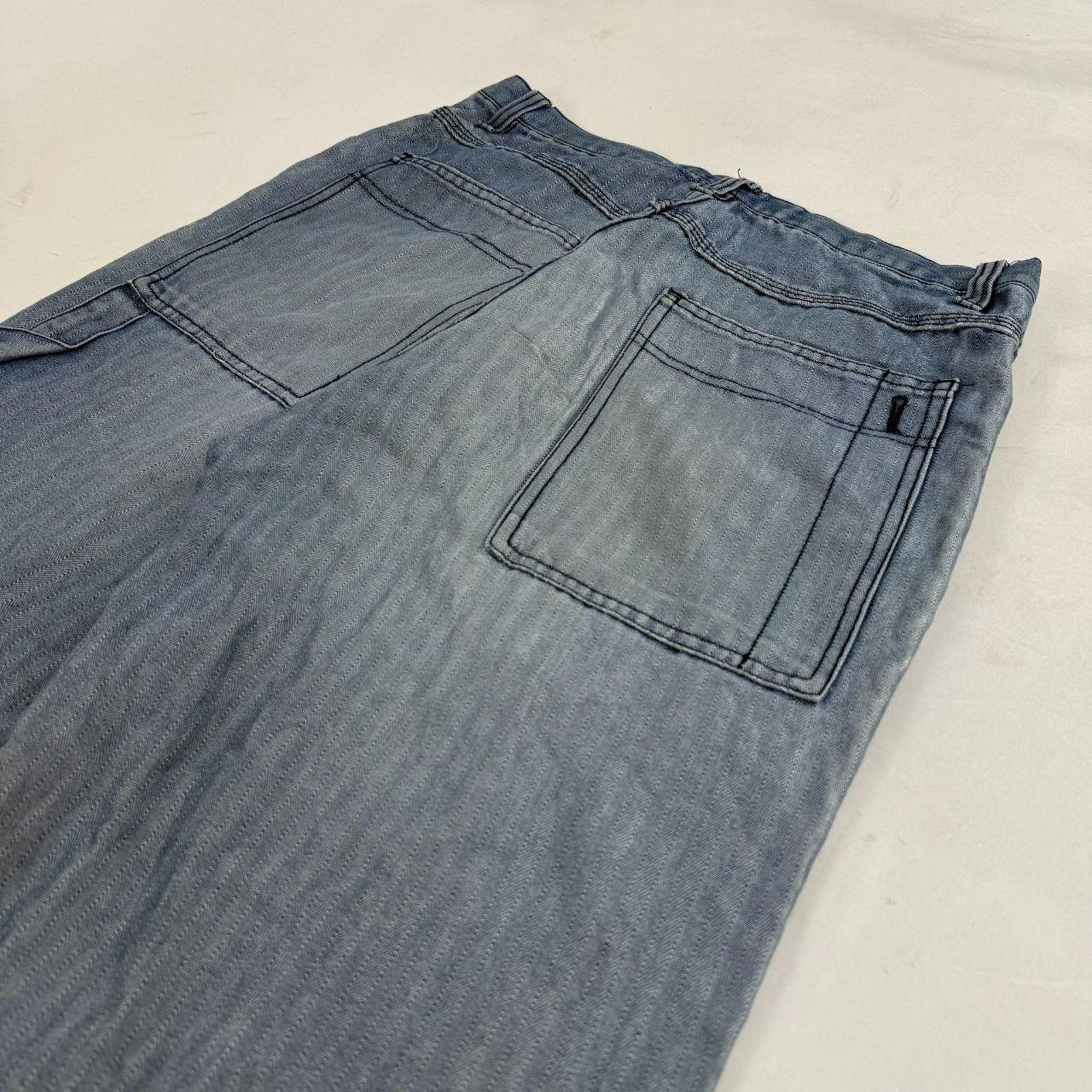 Ecko Unltd. × JNCO × Vintage Vintage y2k archive faded stonewash skater rare baggy jeans Size US 34 / EU 50 - 2 Thumbnail
