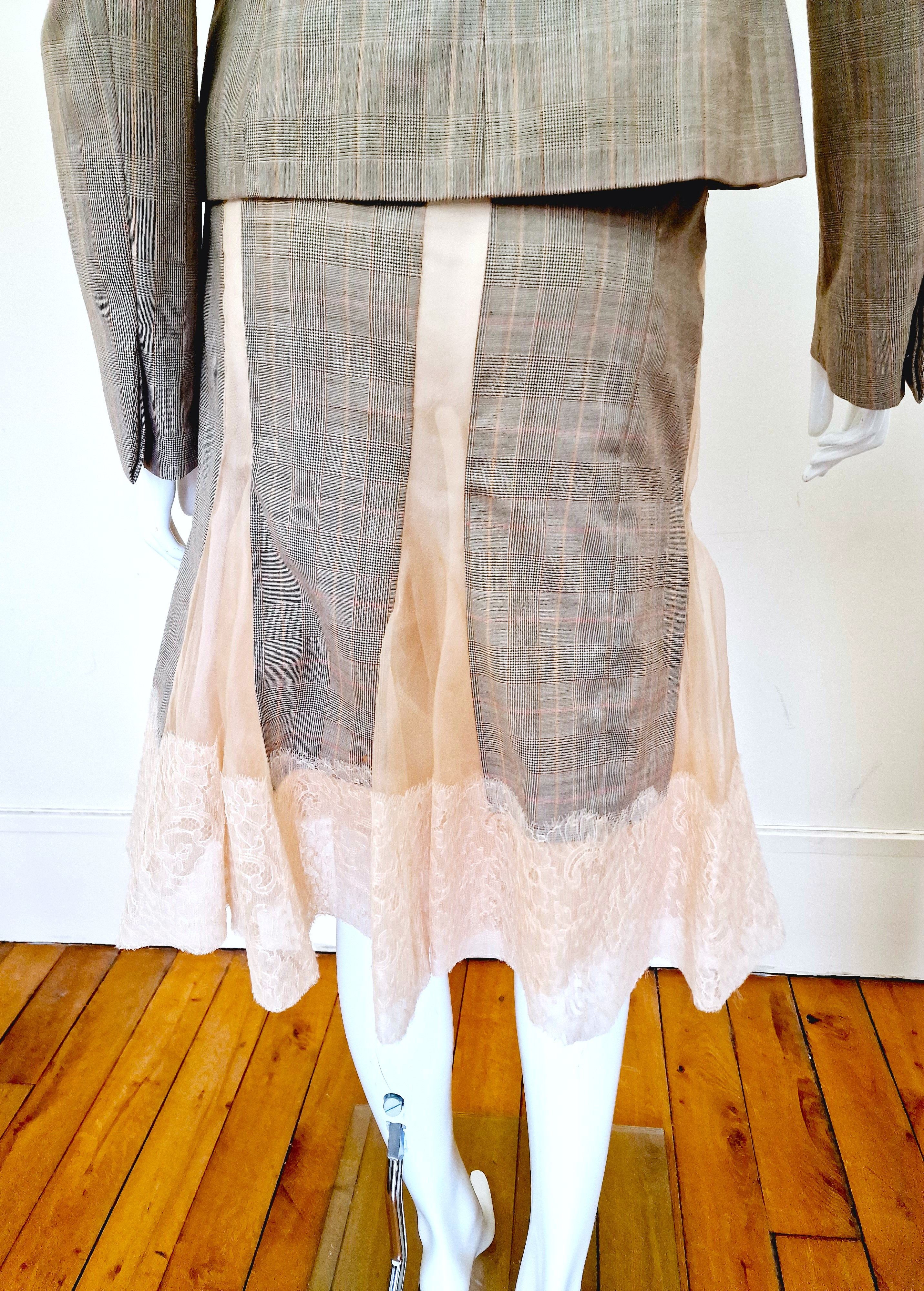 Alexander McQueen Alexander McQueen Deliverance 2004 Runway Couture Dress Suit Size L / US 10 / IT 46 - 14 Thumbnail