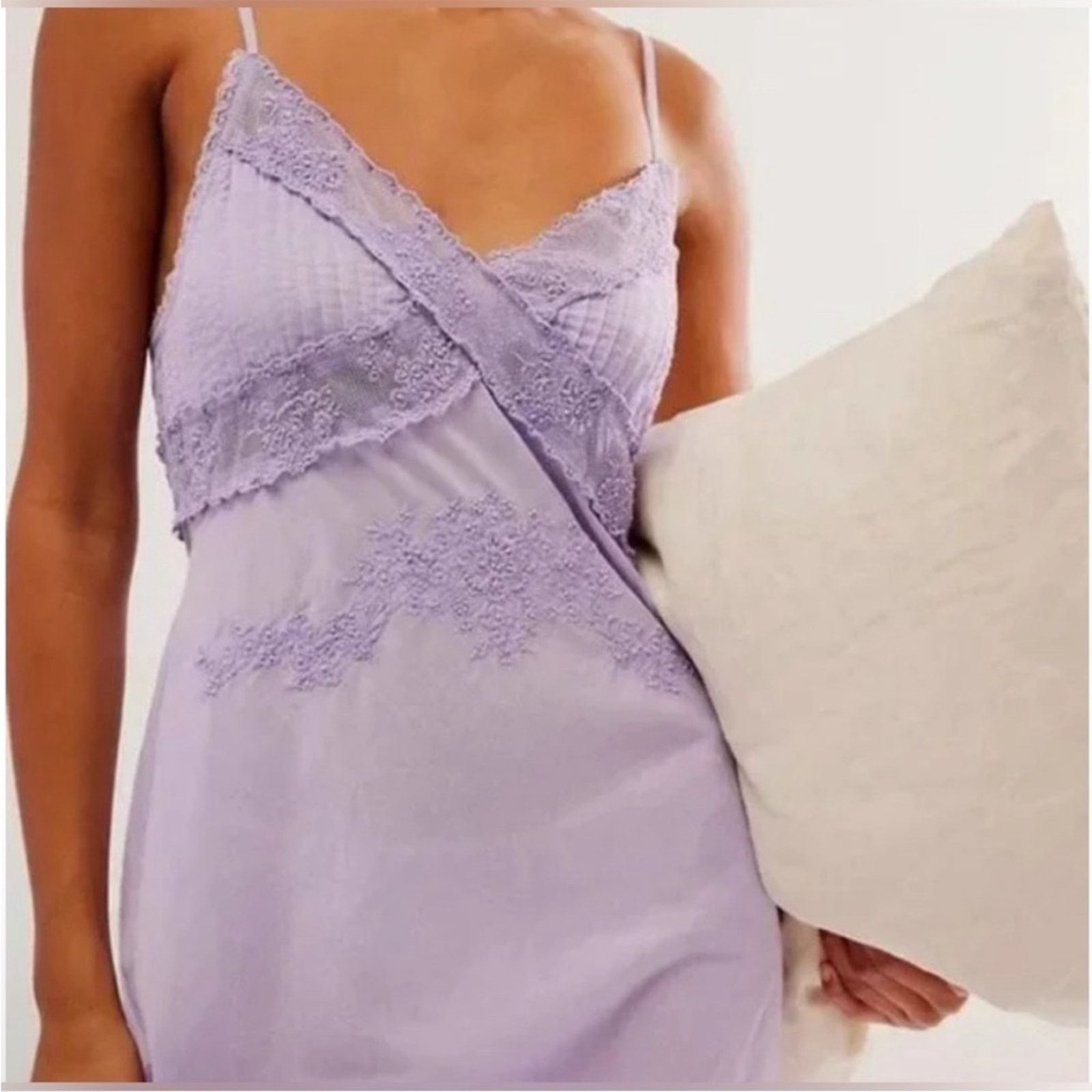 Free People NWOT free people goin steady slip dress Size S / US 4 / IT 40 - 3 Thumbnail