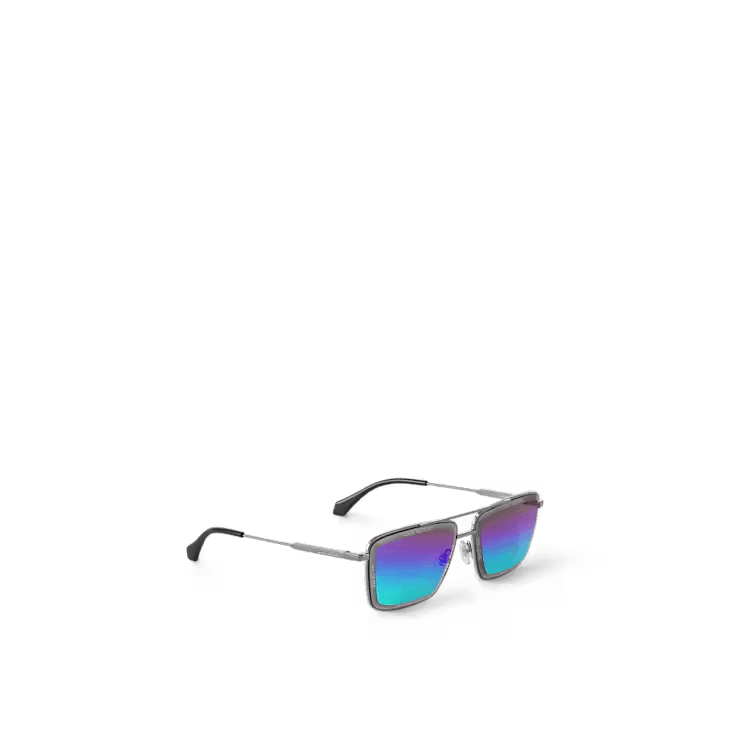 Louis Vuitton LV Super Vision Metal Square Sunglasses Size ONE SIZE - 1 Thumbnail