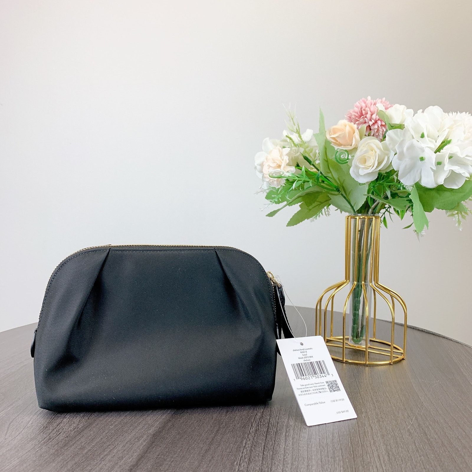 Kate Spade Kate Spade KH612 Chelsea Nylon Cosmetic Bag IN Black Size ONE SIZE - 3 Thumbnail