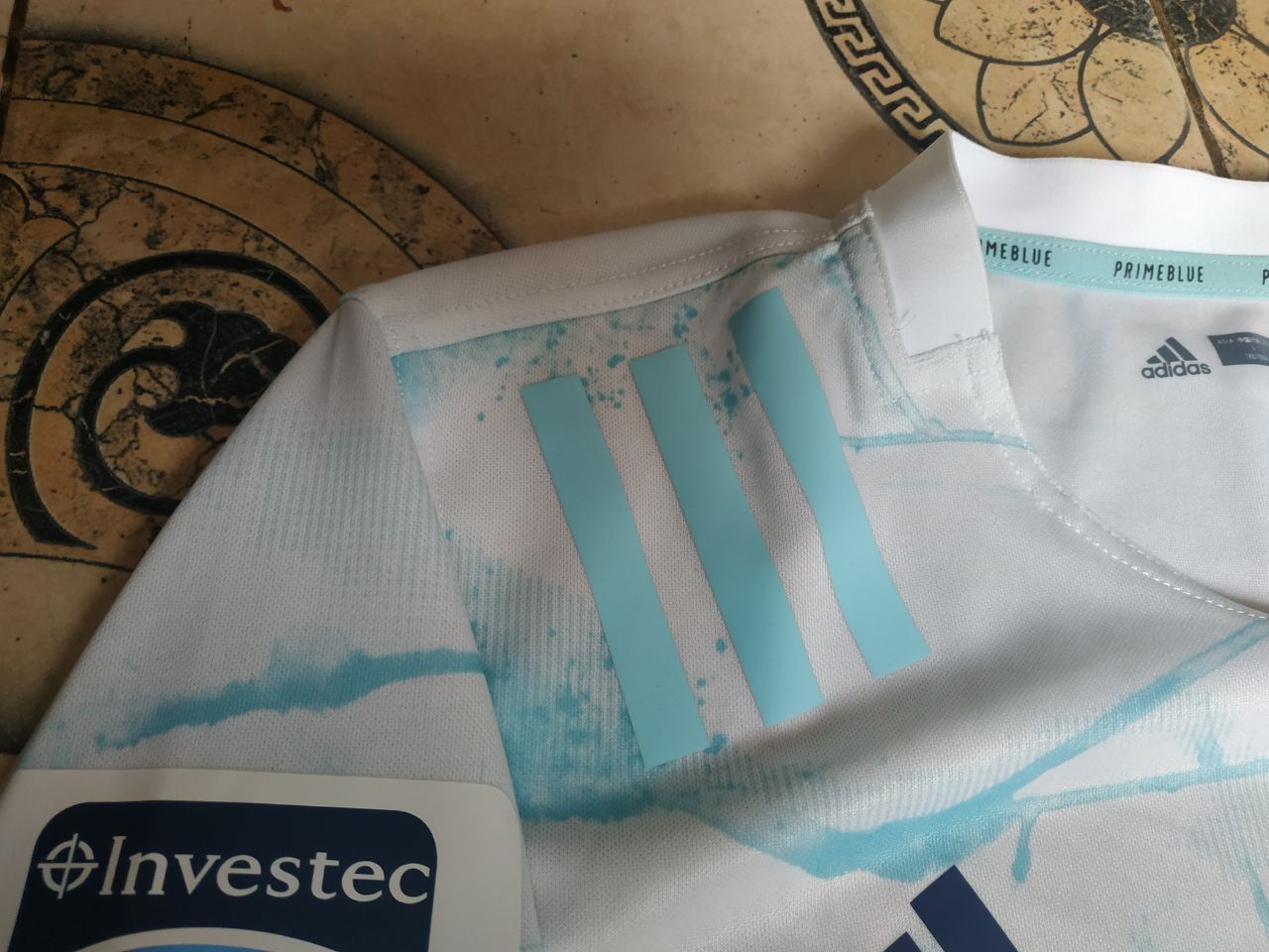 Adidas Adidas Auckland Blues 2021 Away Rugby Jersey Primeblue Size US L / EU 52-54 / 3 - 14 Thumbnail
