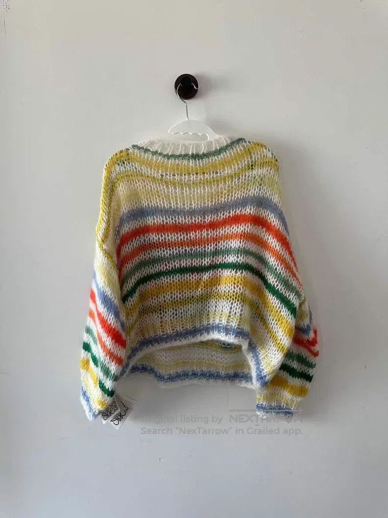Loewe Loewe Rainbow Striped Mohair Sweater Size XS / US 0-2 / IT 36-38 - 2 Thumbnail