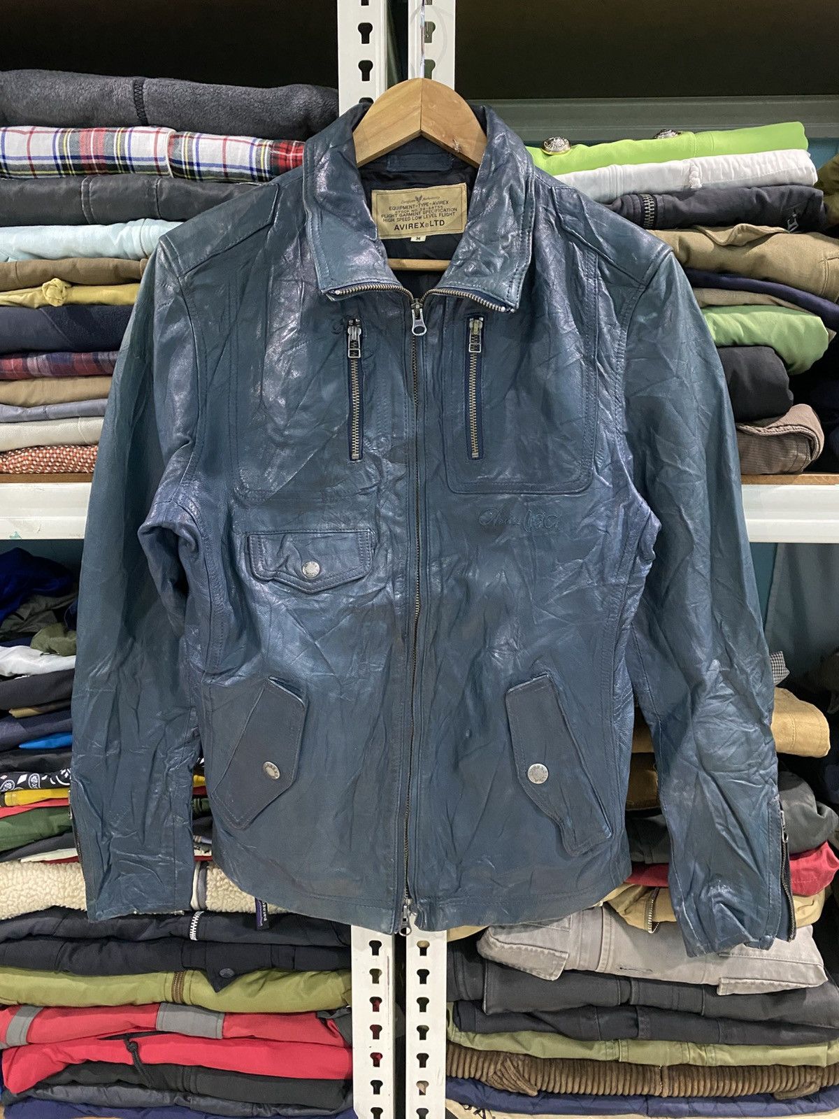 Avirex Avirex Usa Leather Flight Jacket Size US M / EU 48-50 / 2 - 1 Thumbnail