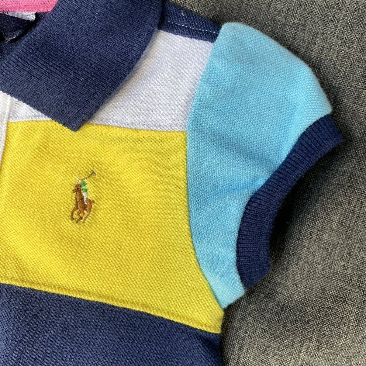 Ralph Lauren RALPH LAUREN Kids Colorblock Polo Dress with Pleated Hem Size S / US 4 / IT 40 - 4 Thumbnail