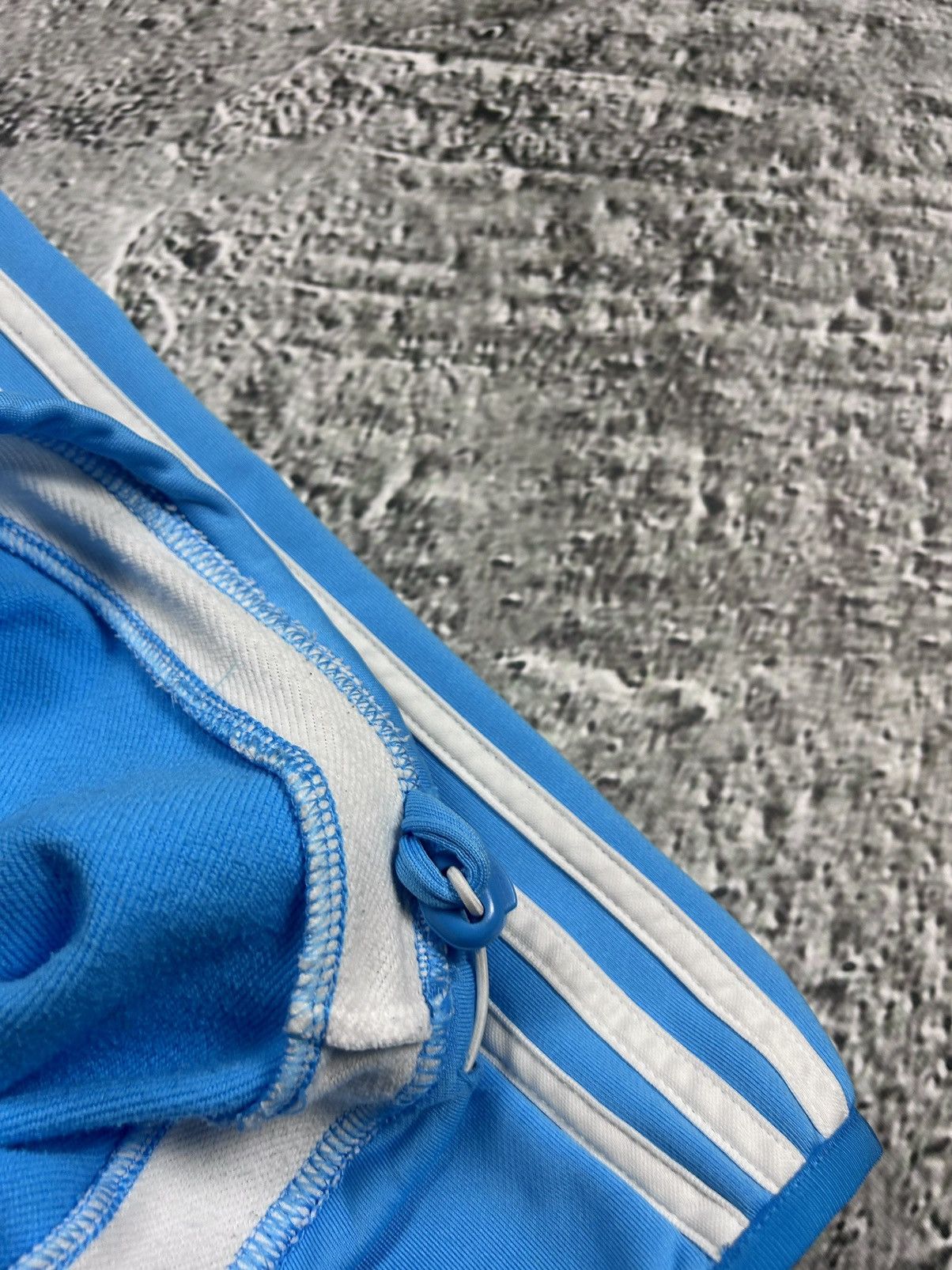 Adidas Olympique Marseille Adidas sweatshirt asymmetrical zip blue Size US S / EU 44-46 / 1 - 5 Thumbnail