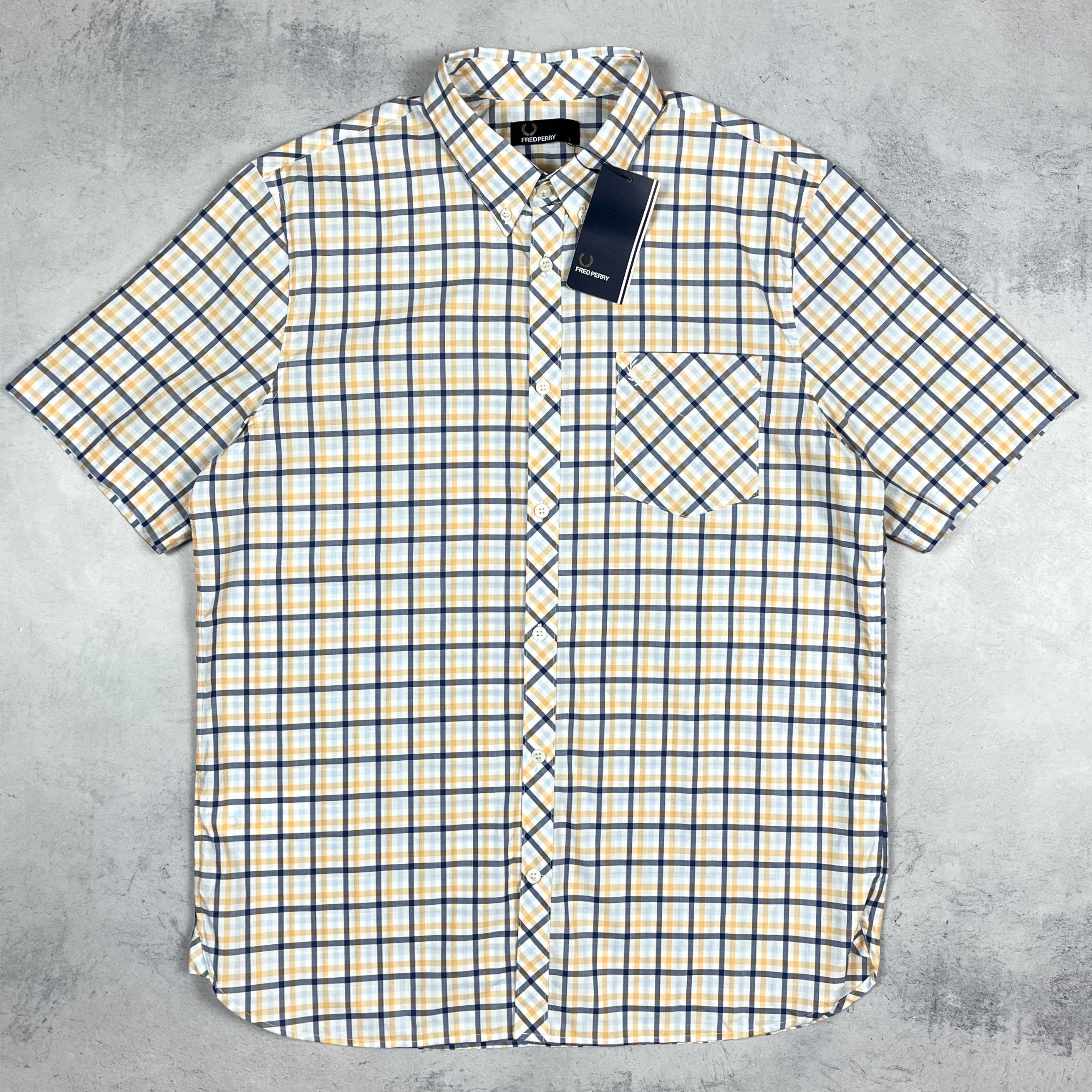 Fred Perry Fred Perry Four Colour Gingham Checkered Button Up Shirt Size US L / EU 52-54 / 3 - 2 Thumbnail
