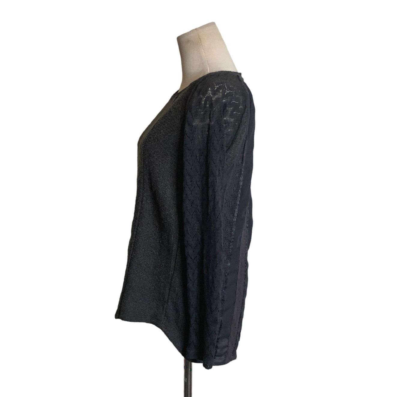 Anthropologie One September gray long sleeves sweater top size XS Size XS / US 0-2 / IT 36-38 - 6 Thumbnail