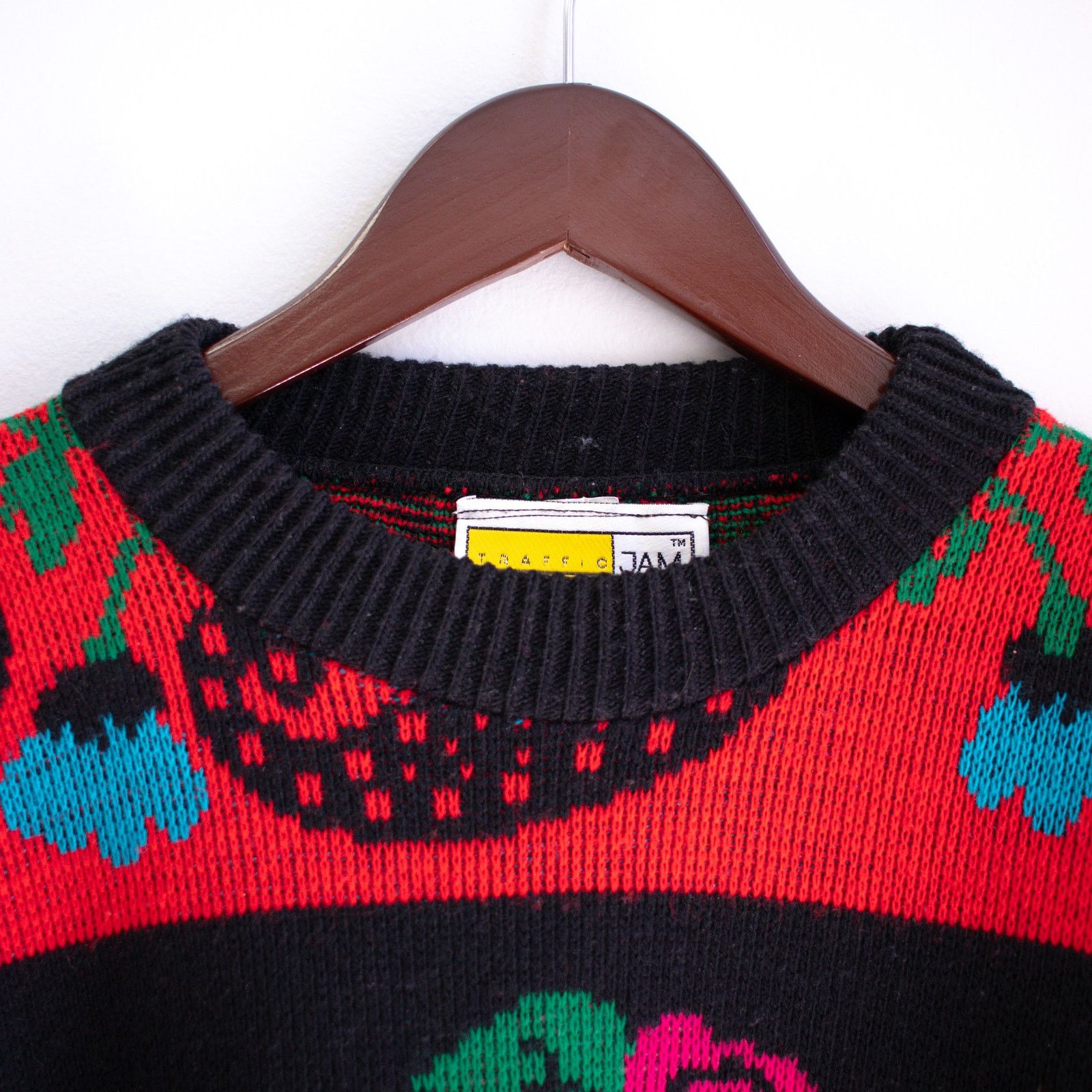Vintage Vintage Traffic Jam Multi-Pattern OverSized Sweater Size 28 Size M / US 6-8 / IT 42-44 - 6 Thumbnail