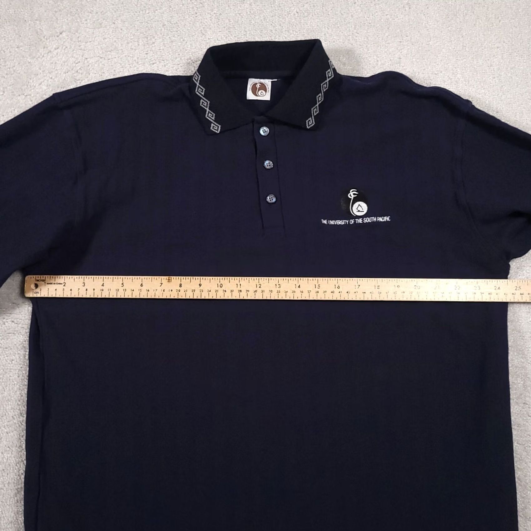 Vintage South Pacific USP University Polo Shirt Adult 3XL Blue Short Sleeve Research Polo Mens 90s Island VINTAGE Size US XXL / EU 58 / 5 - 7 Thumbnail