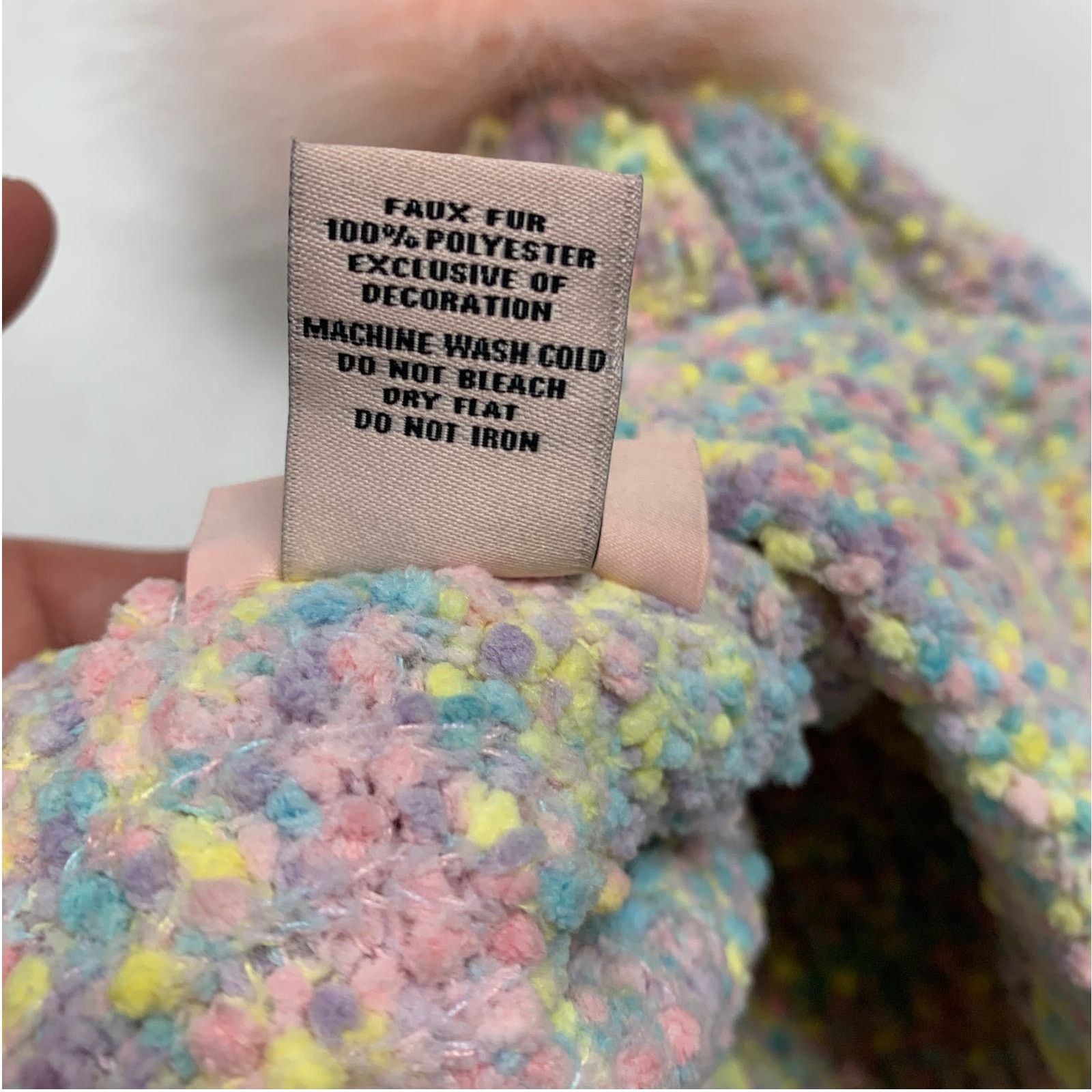Juicy Couture Juicy Couture Womens OS Pastel Colorful Pom Pom Beanie Size ONE SIZE - 5 Thumbnail