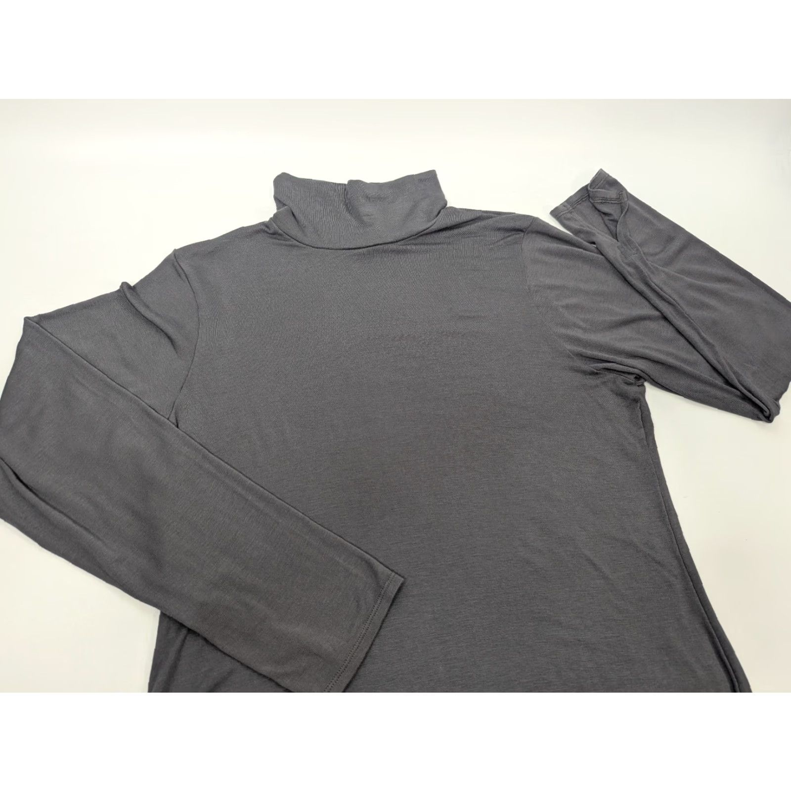 Spanx Spanx Better Base Long Sleeve Turtleneck Womens Size 3X Gray Black 10320R Size XXL / US 16-18 / IT 52-54 - 6 Thumbnail