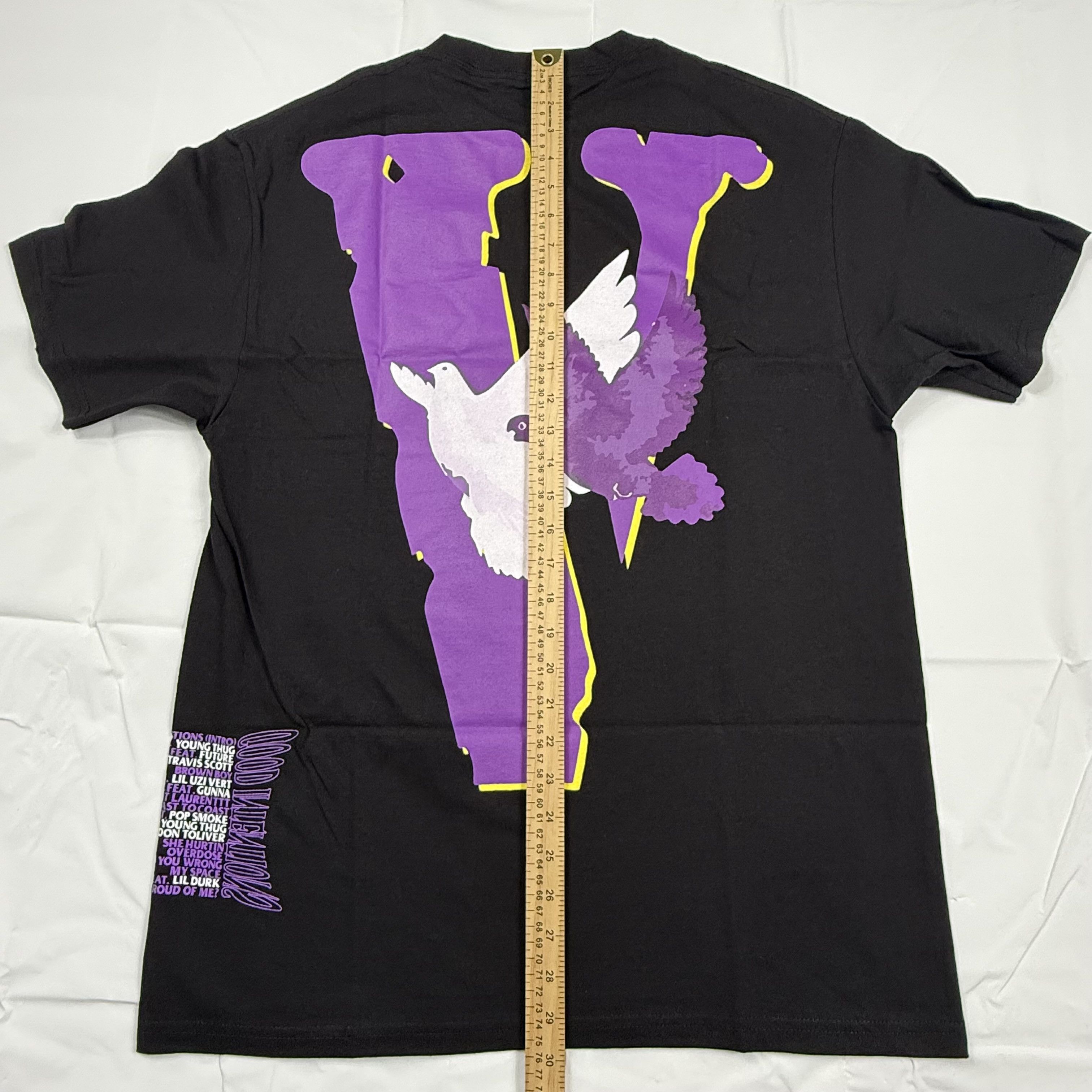 NAV × Vlone NAV x Vlone Good Intentions Black Graphic T-Shirt Mens Large Size US L / EU 52-54 / 3 - 8 Thumbnail