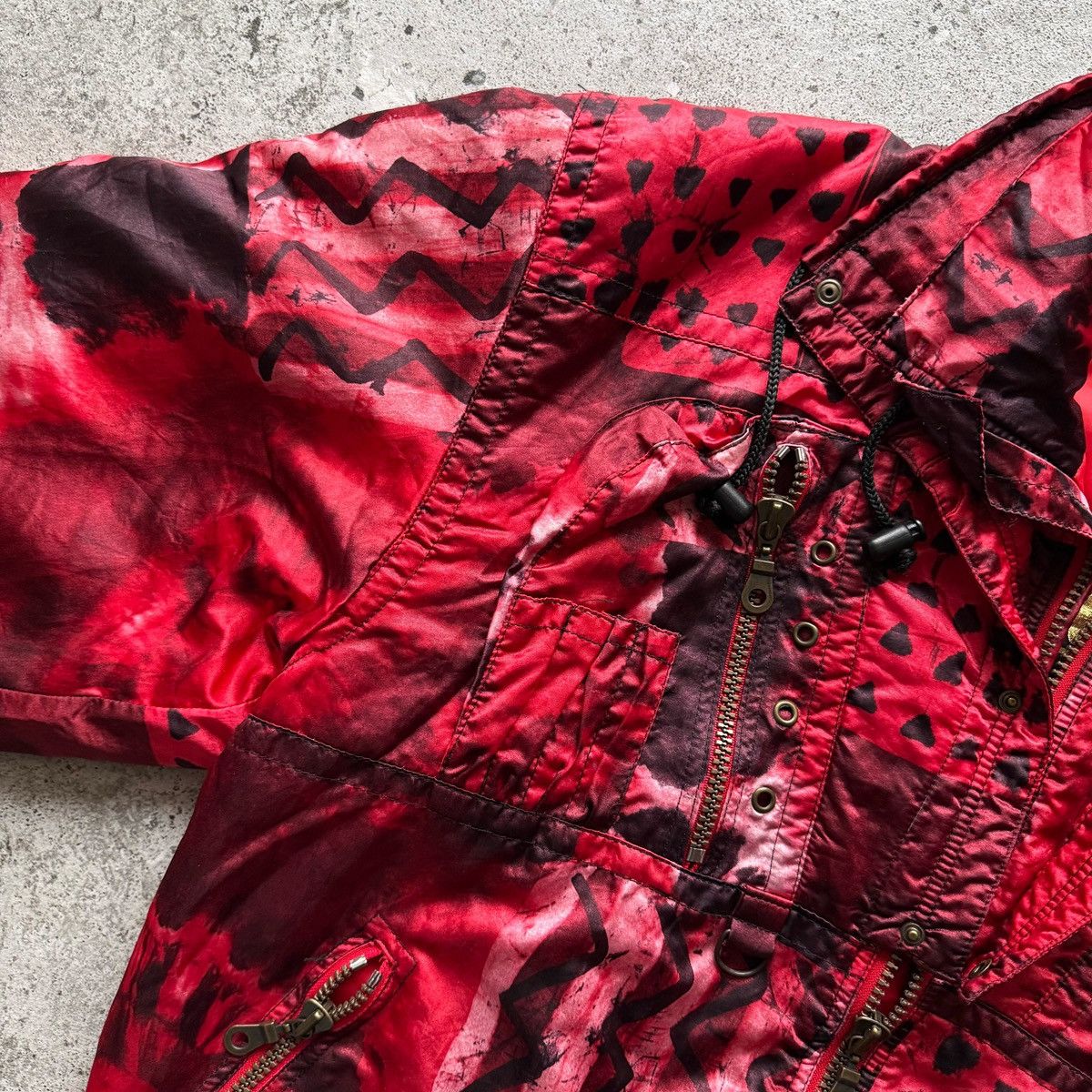 Other Numero Uno Retro Ski Jacket Red Patterned Vintage Snow Size US XL / EU 56 / 4 - 7 Thumbnail