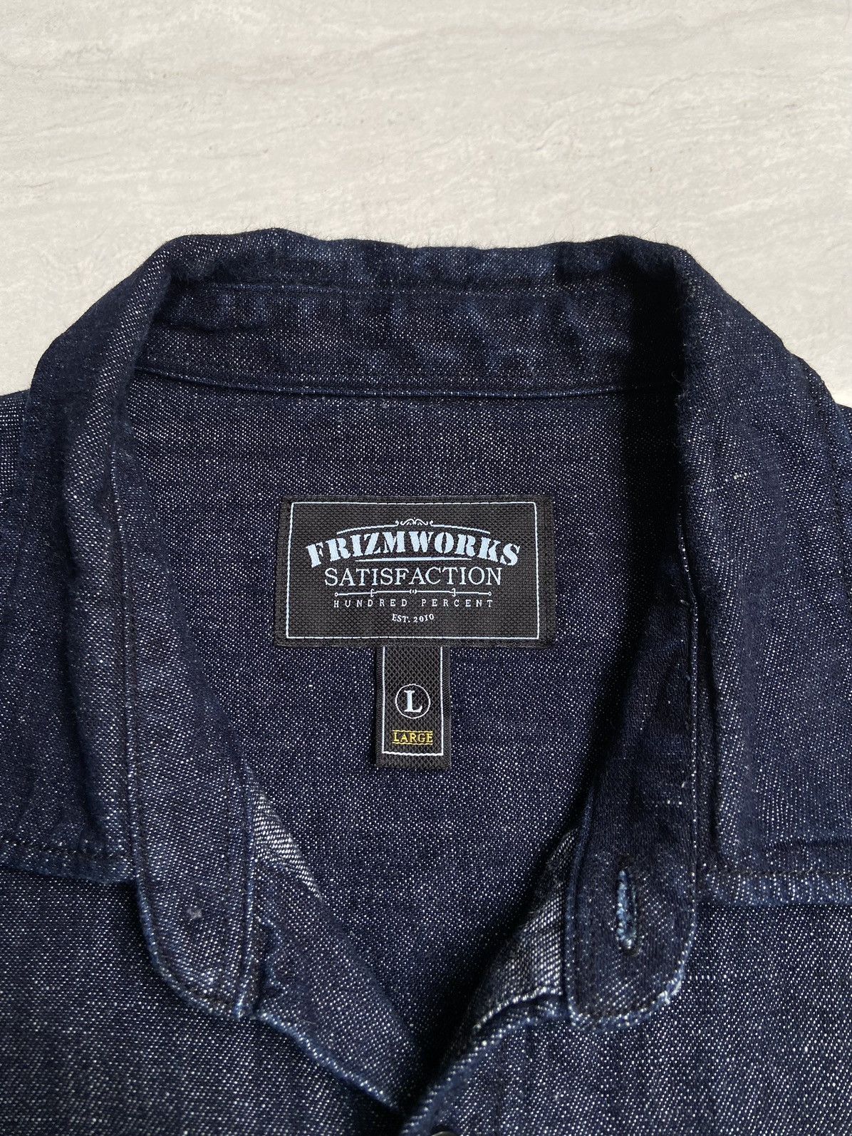 FrizmWORKS FRIZM WORKS Denim Shirt Size US XL / EU 56 / 4 - 11 Thumbnail
