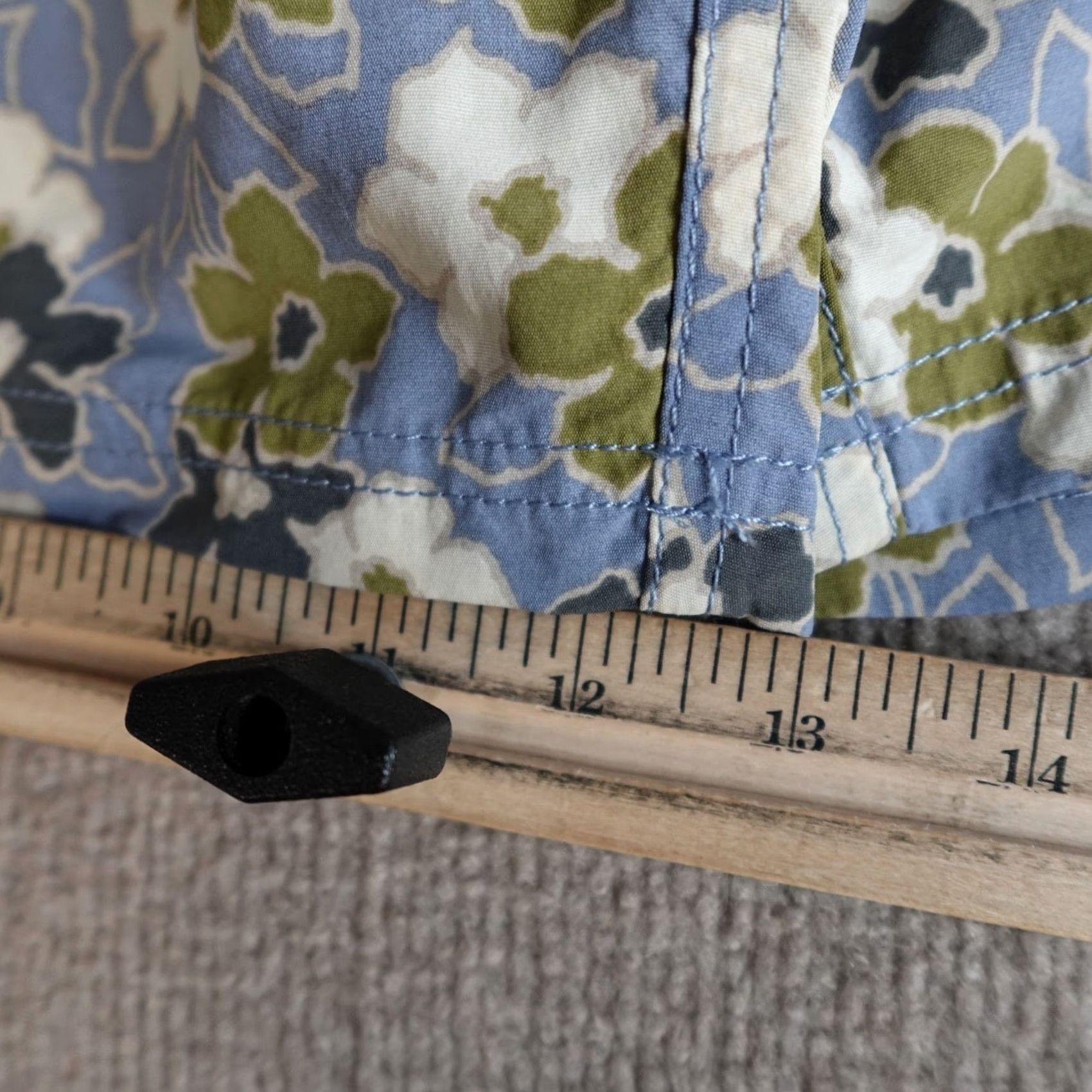Katin Katin Mens Shorts XL Blue Floral All over Print Shorts Size US 36 / EU 52 - 4 Thumbnail