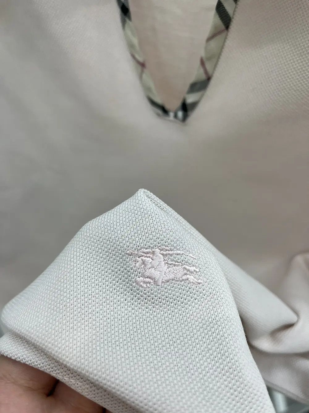 Burberry Burberry London Nova Check Pink Cotton Polo Shirt Size XL / US 12-14 / IT 48-50 - 4 Thumbnail
