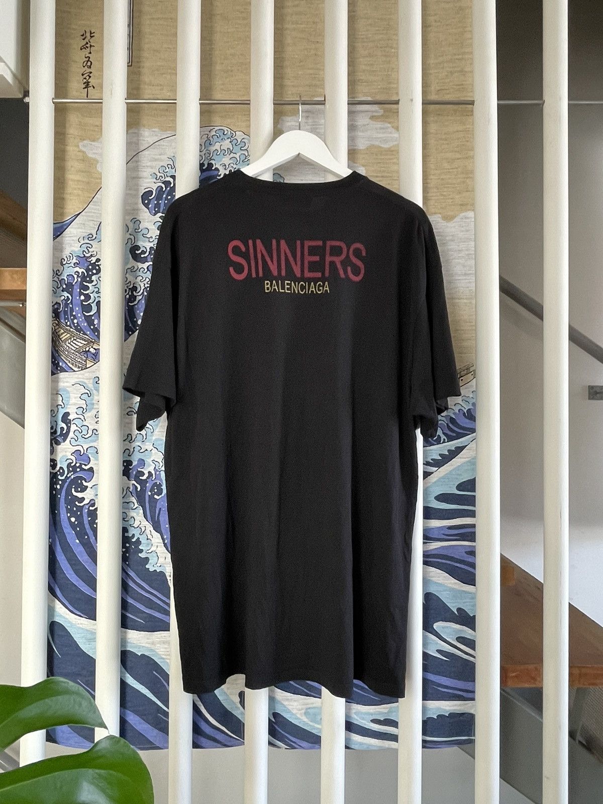 Balenciaga t shirt on sale sinners