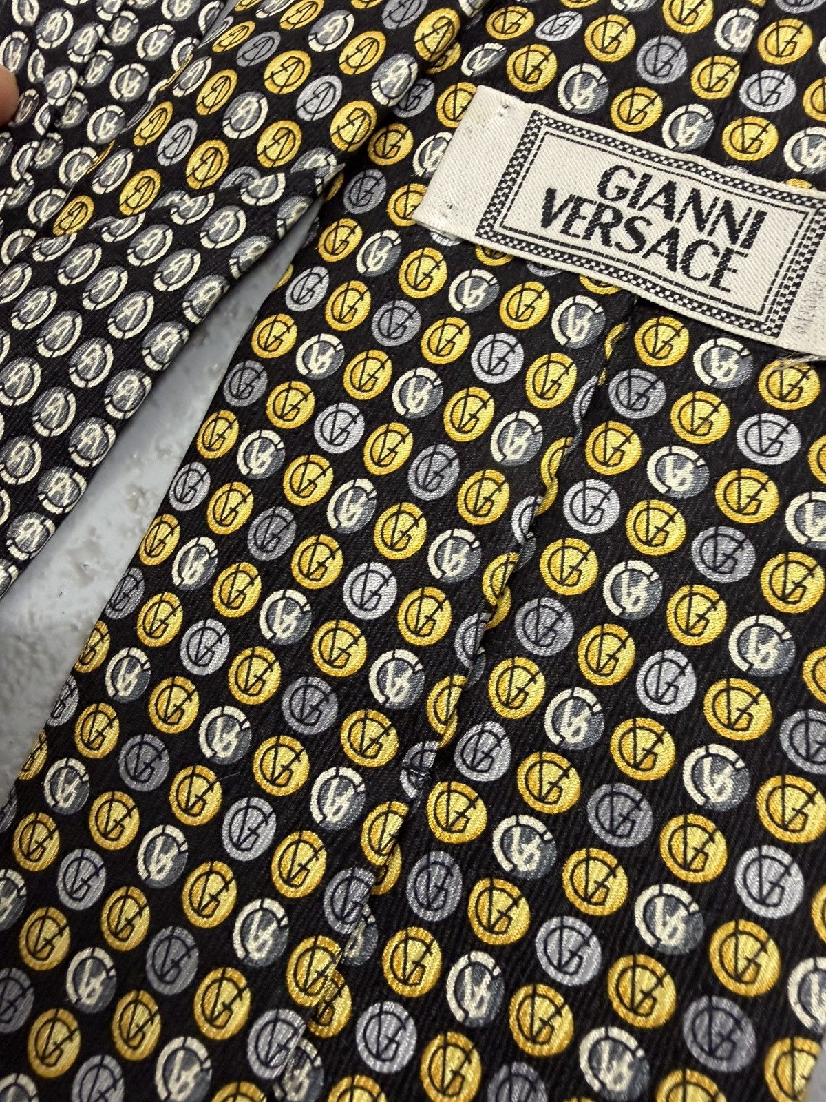 Versace Gianni Versace Tie Size ONE SIZE - 13 Thumbnail