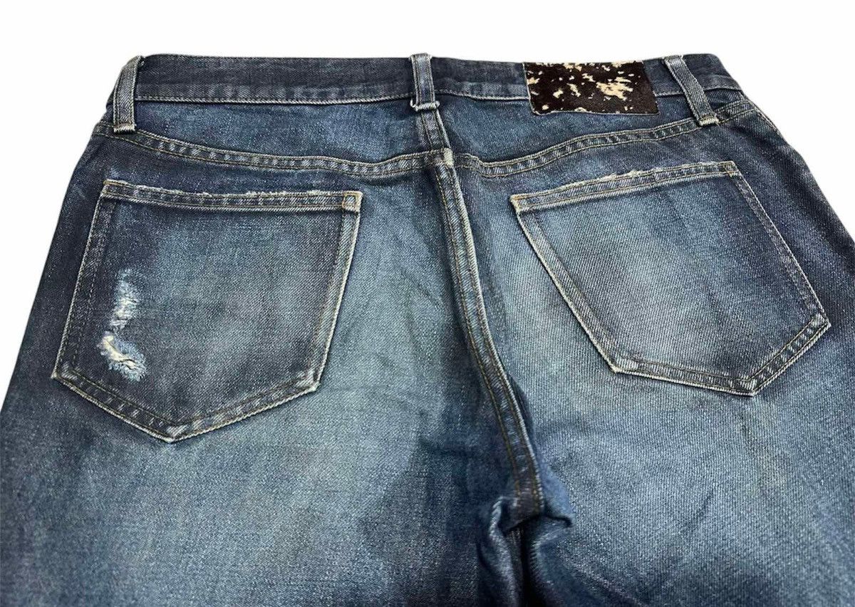 If Six Was Nine × Japanese Brand × Shellac 🔥Y2K Archived Shellac Flared Denim Mud Wash Distressed Size US 32 / EU 48 - 9 Thumbnail