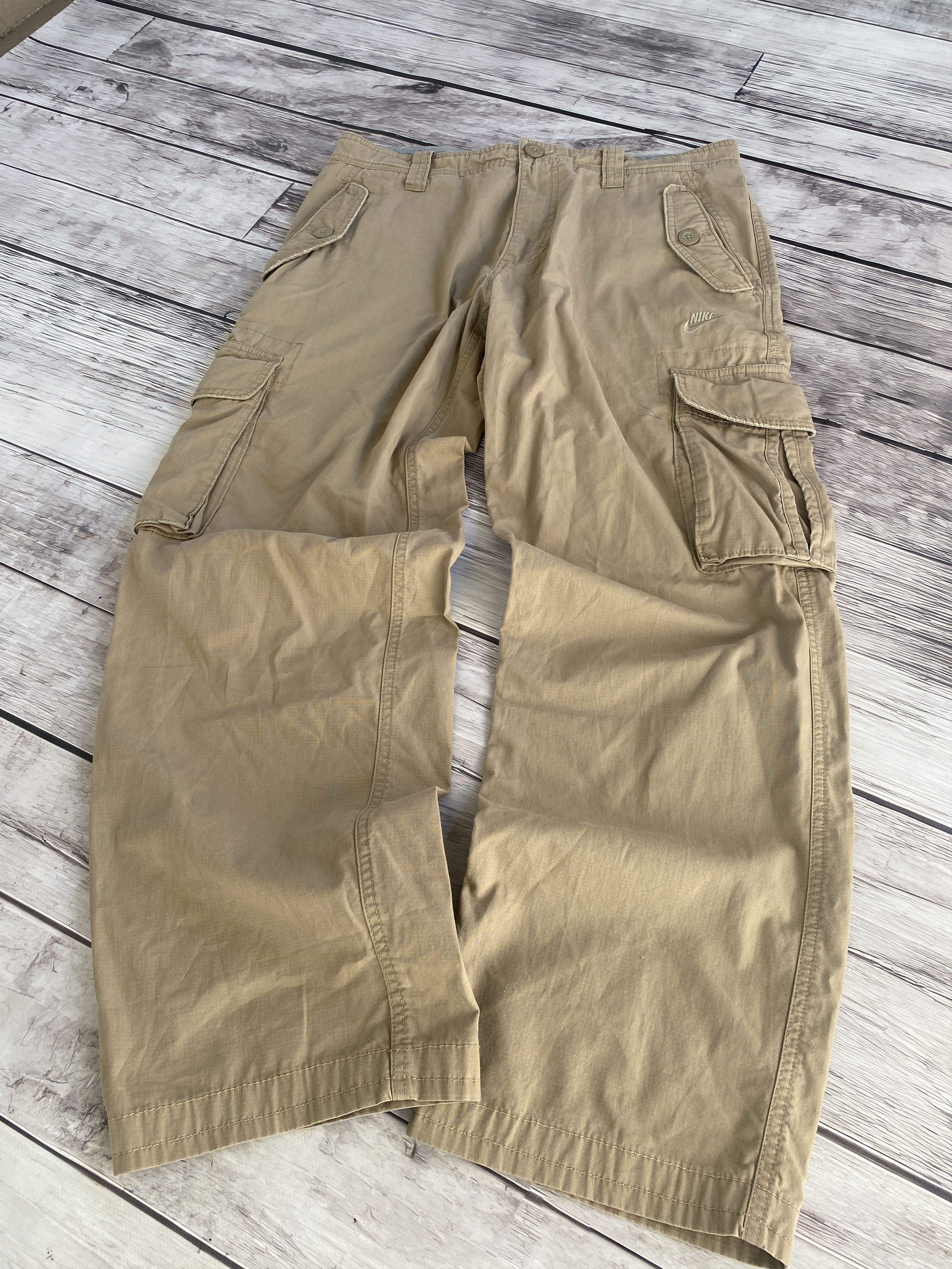Japanese Brand × Nike × Yohji Yamamoto VTG Yohji Yamamoto Junya Watanabe Style Bondage Cargo Pants Size US 32 / EU 48 - 3 Thumbnail