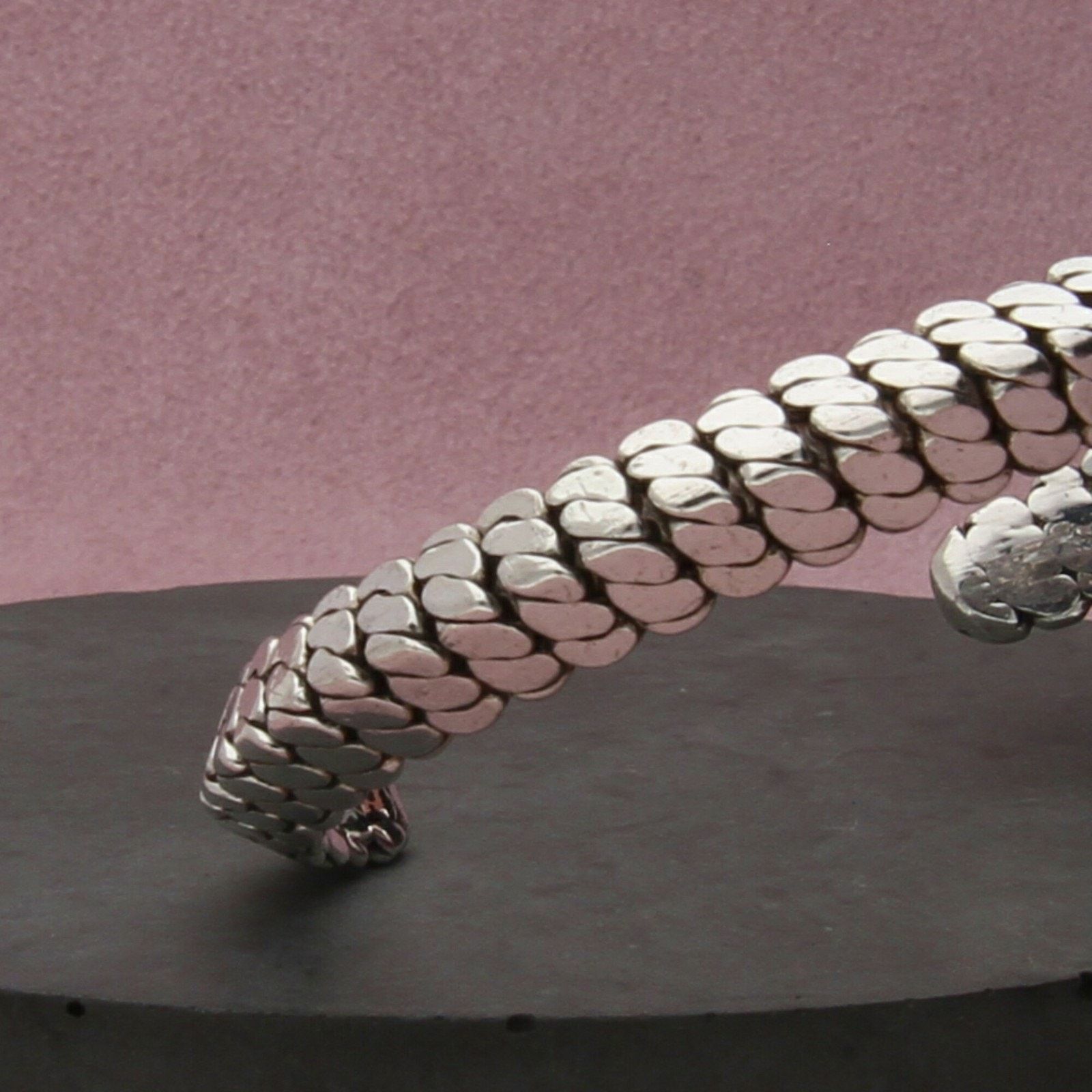 Native navajo sterling silver carinated cuff bracelet size 6.5in Size ONE SIZE - 3 Thumbnail