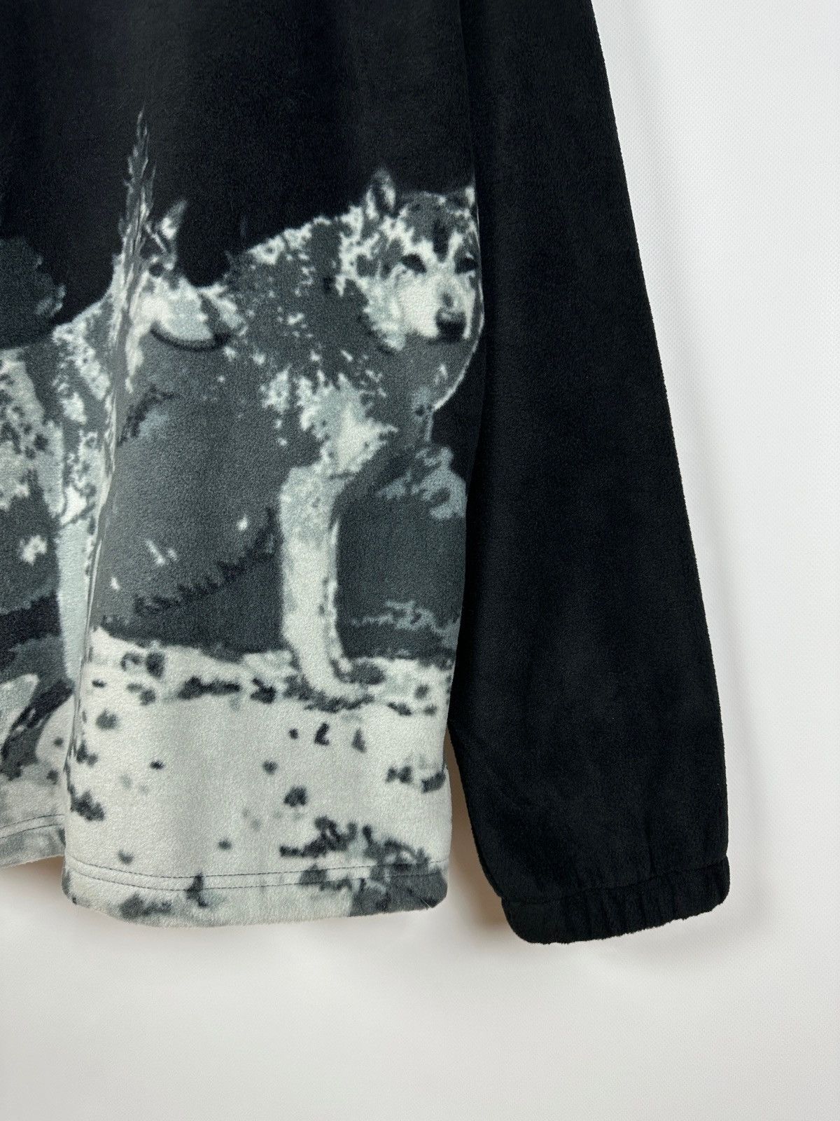 Native Vintage Wolfs Fluffy Fleece All Over Print Jacket Size US XL / EU 56 / 4 - 17 Thumbnail
