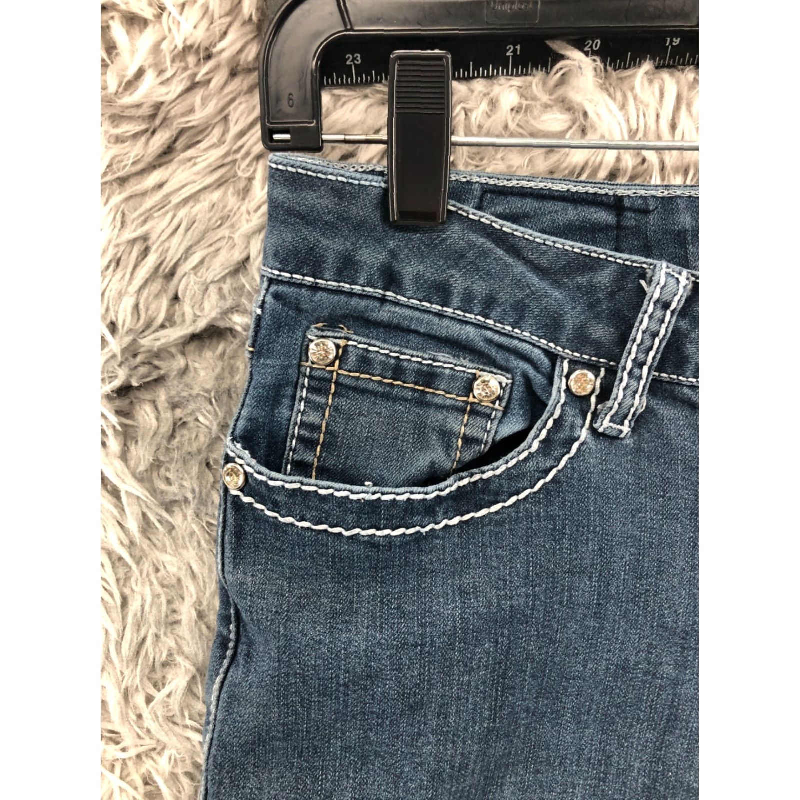 Vintage Earl Jeans Straight 6 Womens Regular Medium Blue Denim 5-Pocket Zipper Button Earl Jean Model Womens Male? Size 28" / US 6 / IT 42 - 5 Thumbnail