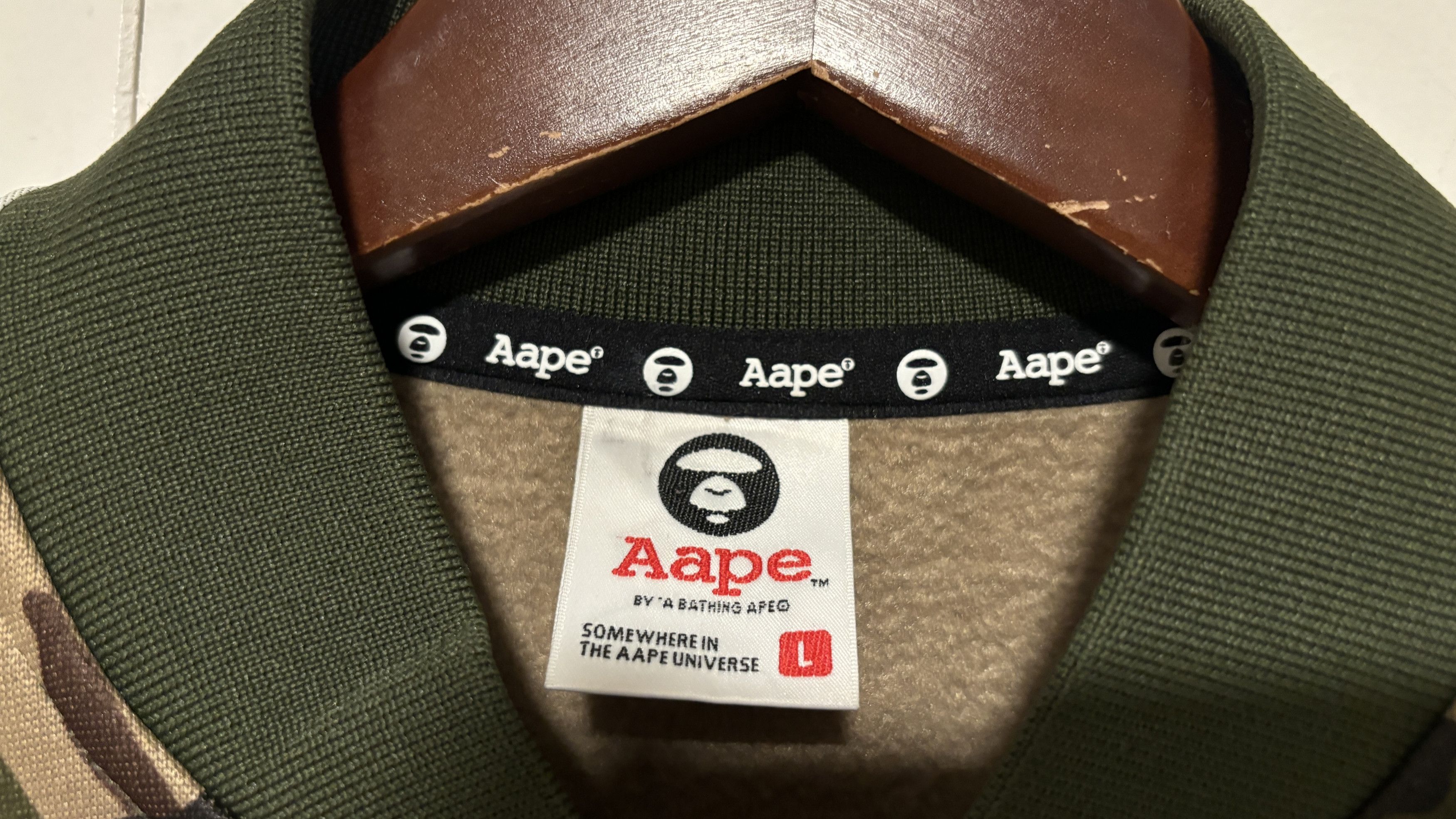 Aape AAPE Now by A Bathing Ape Camo Bomber Jacket - Medium Size US M / EU 48-50 / 2 - 4 Thumbnail