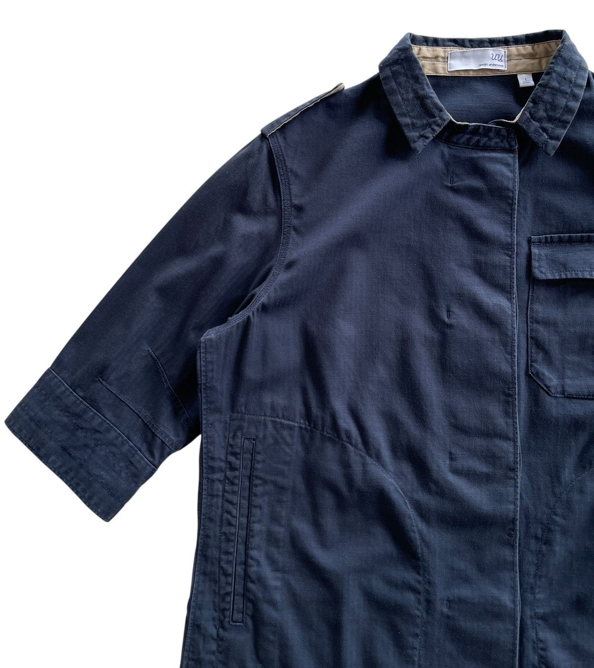 Undercover × Uniqlo Undercover X Uniqlo Military Shirt Size L / US 10 / IT 46 - 6 Thumbnail
