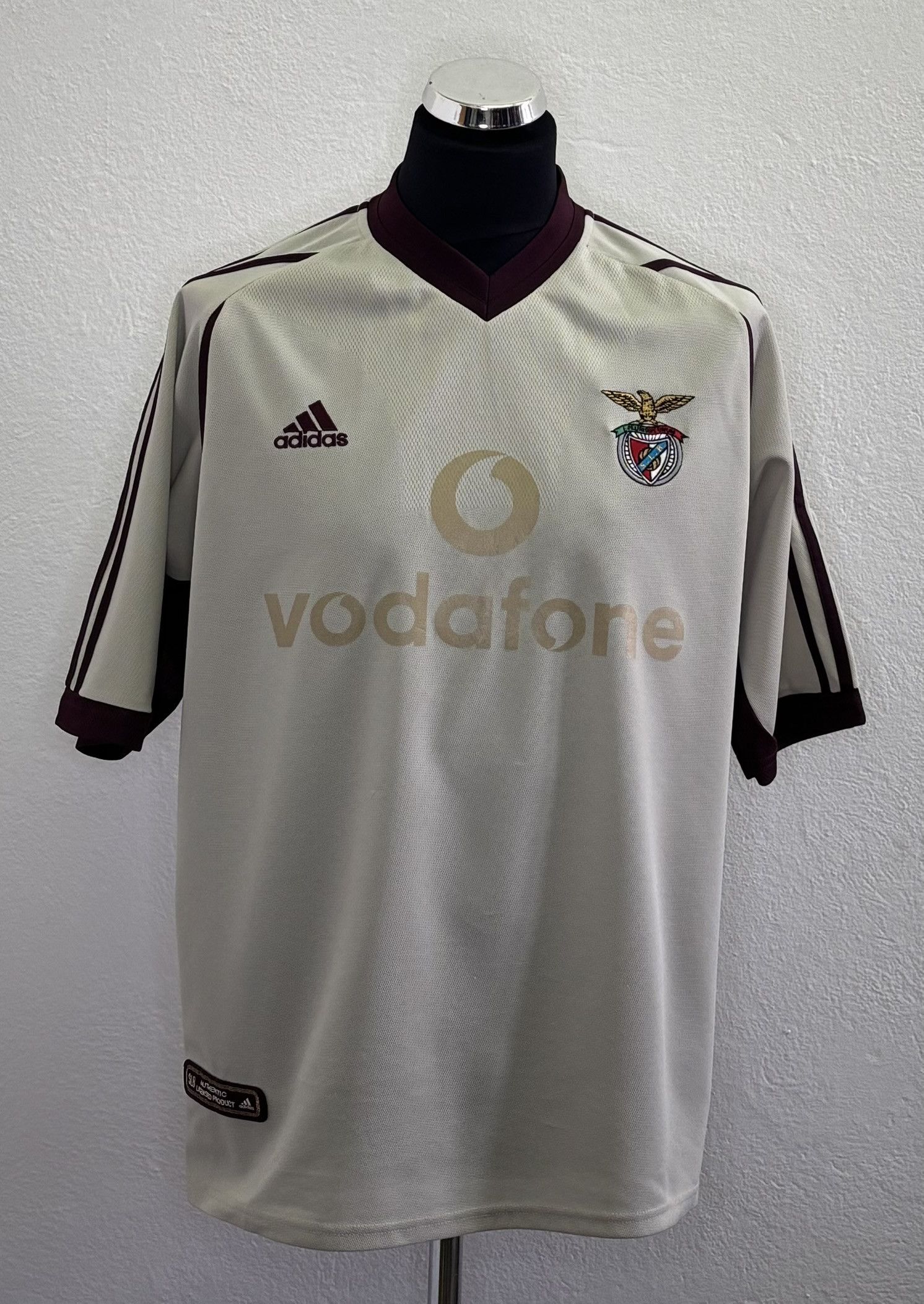 Adidas × Vintage Benfica Lisbon 2001-2002 Adidas Football Jersey size XL Size US XL / EU 56 / 4 - 1 Thumbnail