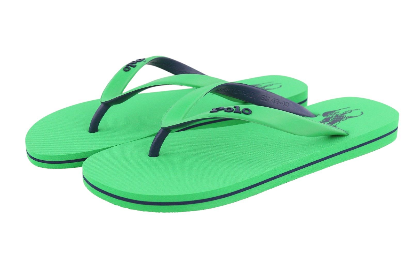 Polo Ralph Lauren BOLT-SN-CSL EU42/43 Green Flip Flops Shoes 84651 Size US 9 / EU 42 - 2 Thumbnail