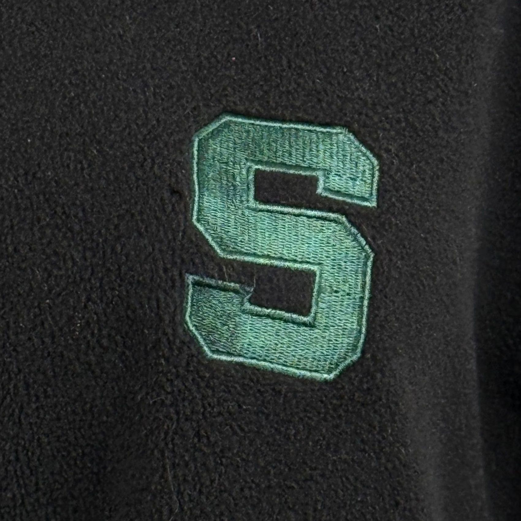 Vintage VINTAGE? No — MSU Spartan Mens 2X Michigan State Fleece 1/4 Zip Pullover Embroidered Size US XXL / EU 58 / 5 - 4 Thumbnail