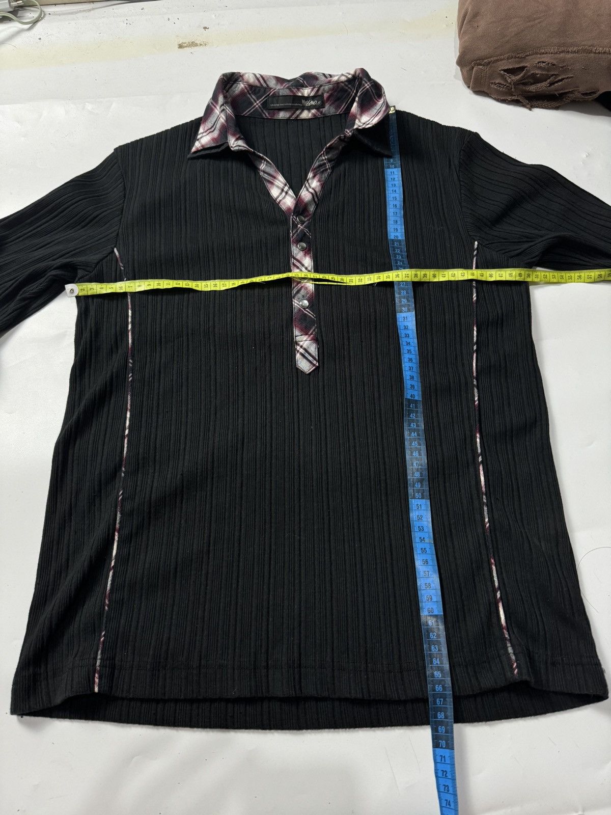 Hysteric Glamour × If Six Was Nine × Japanese Brand Missimo Double Collar Long Sleeve Fits M Size US M / EU 48-50 / 2 - 7 Thumbnail
