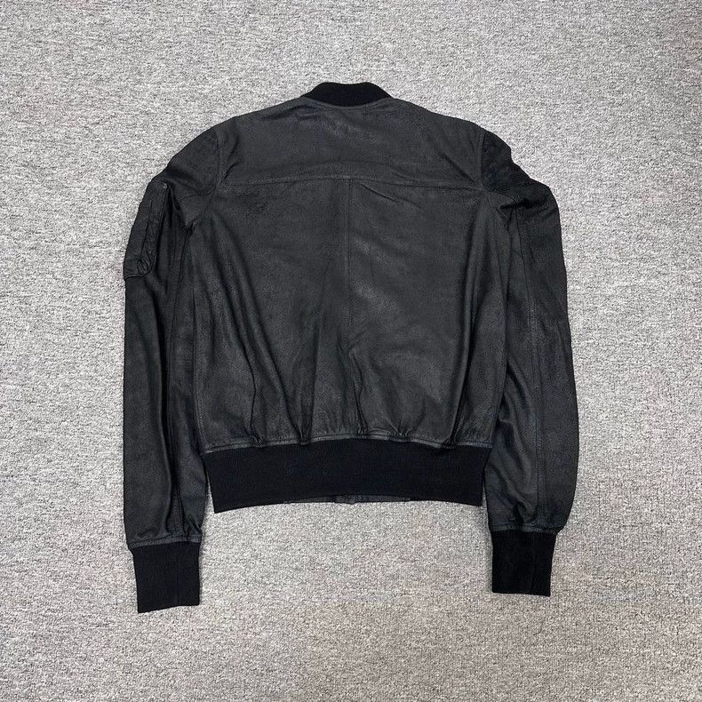 Rick Owens Rick Owens Distressed Black Leather Jacket-2506 Size US M / EU 48-50 / 2 - 2 Thumbnail