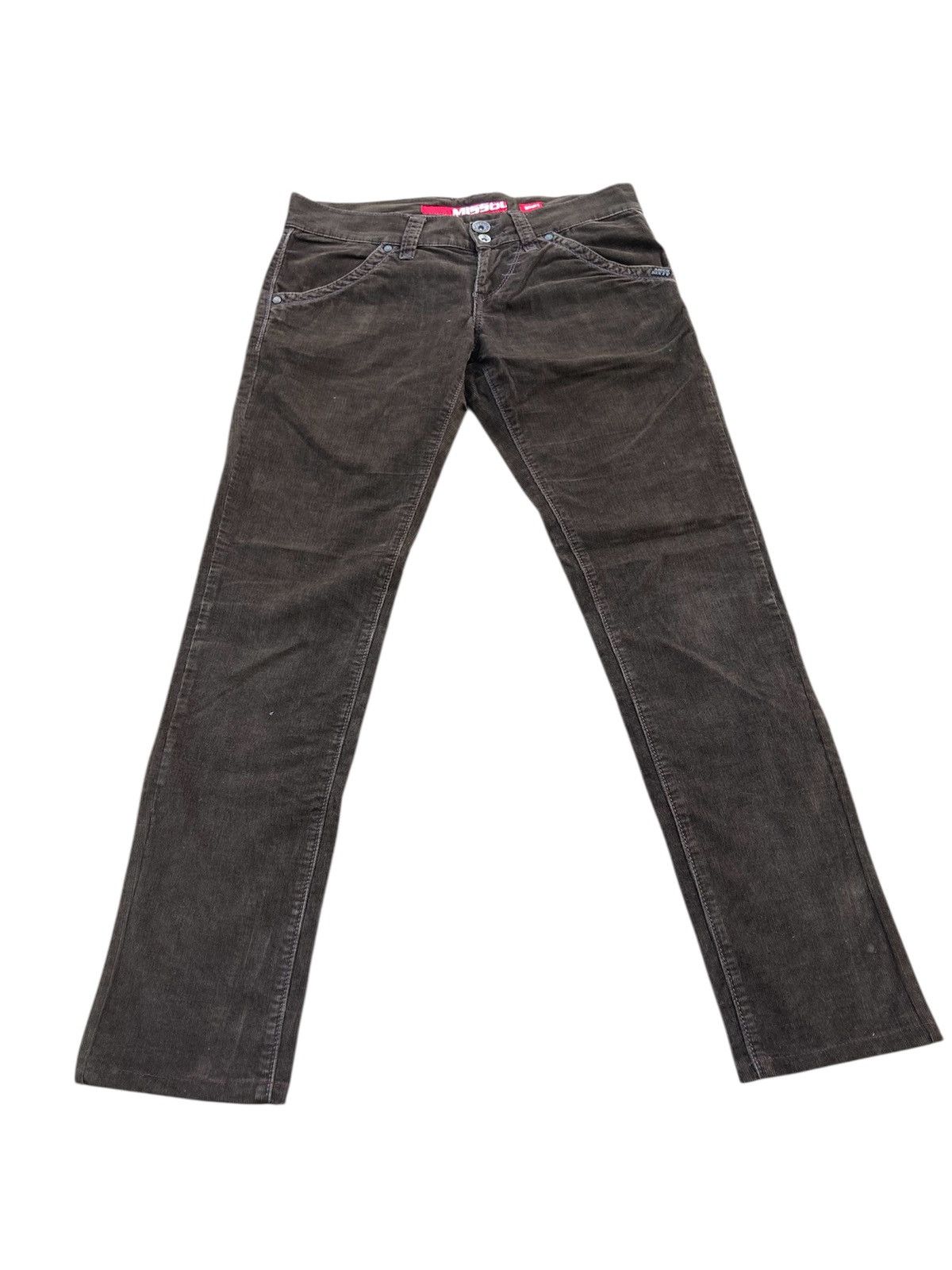 Miss Sixty × Vintage Brown Miss Sixty corduroy straght leg trousers Size 28" / US 6 / IT 42 - 1 Thumbnail