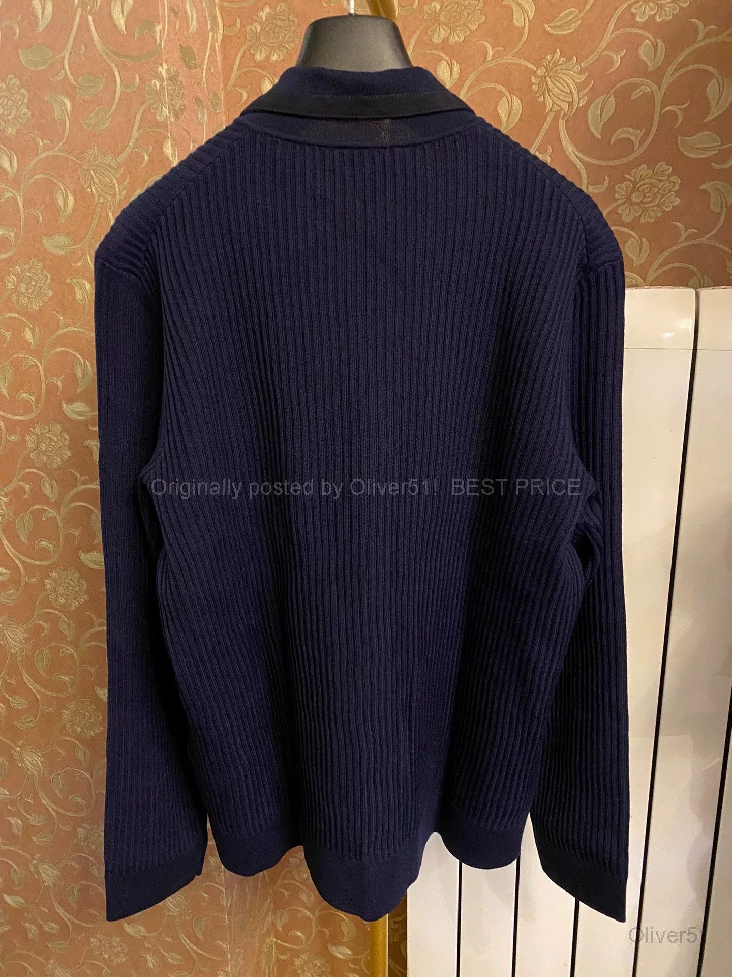 Alfred Dunhill dunhill 100% Wool Ribbed Knit Cardigan BFAJIJK413 | Grailed