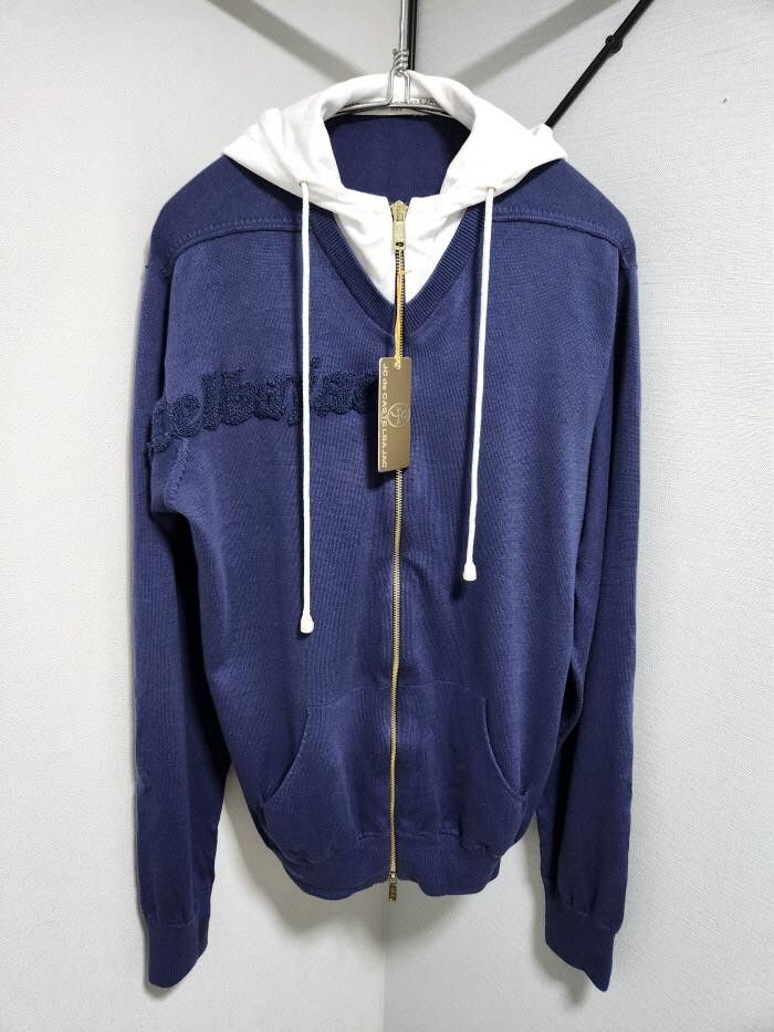 Jean Charles De Castelbajac Castelbajac 레이어드 디테일 니트 집업 Size US M / EU 48-50 / 2 - 1 Thumbnail