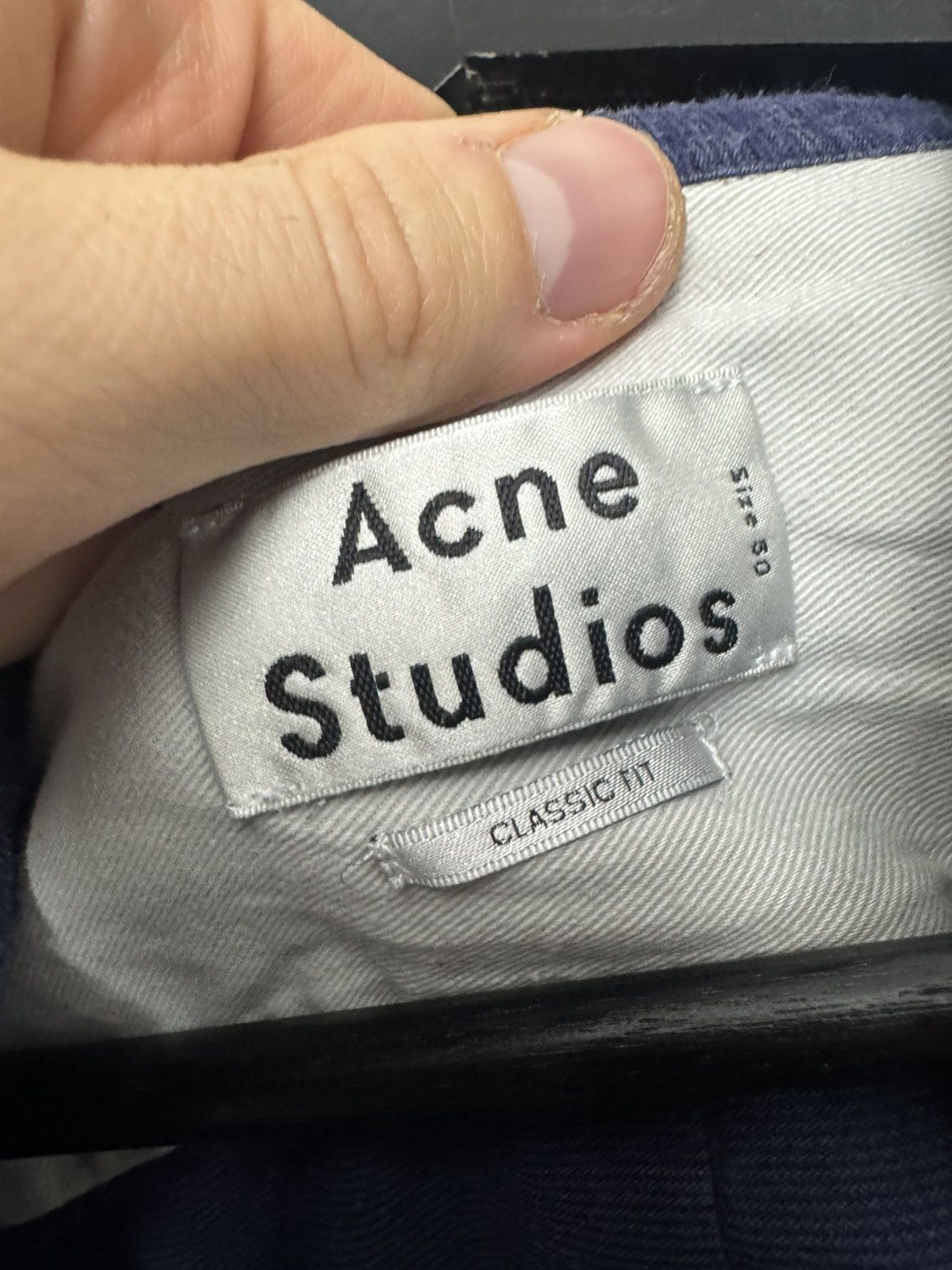 Acne Studios Acne Studios Isherwood Casual Button Up Shirt Navy Blue Size US M / EU 48-50 / 2 - 4 Thumbnail