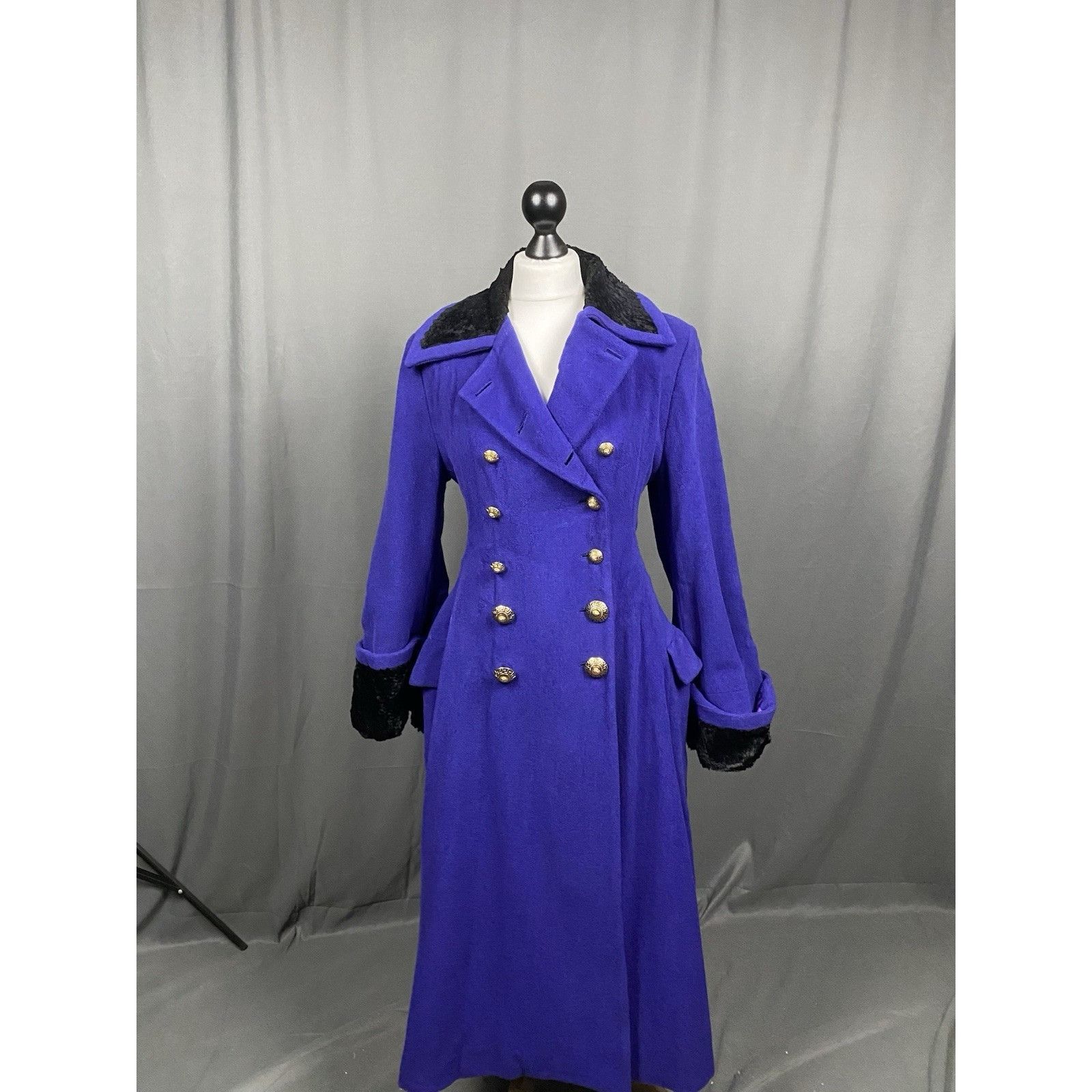 Versace RARE! Versus Versace Vintage Military Double Breasted Blue W Size XS / US 0-2 / IT 36-38 - 3 Thumbnail