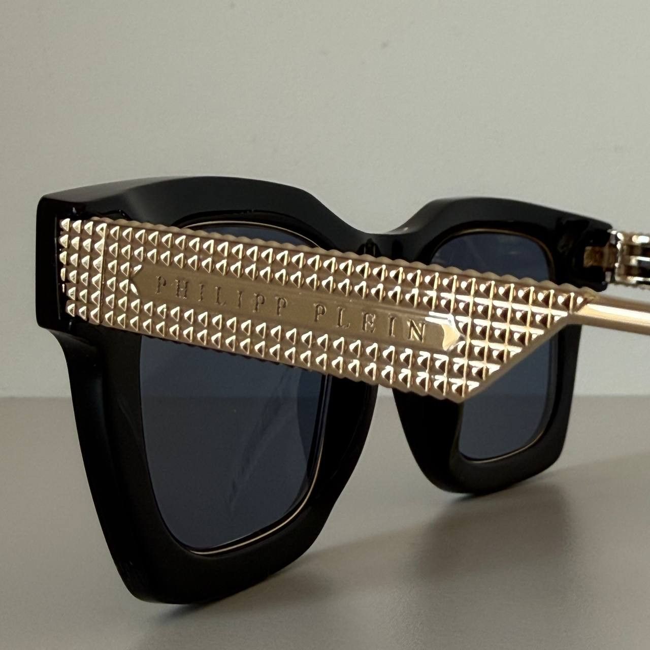 Philipp Plein Philipp Plein Rock Superhero SPP105 Men’s Sunglasses Black Size ONE SIZE - 19 Thumbnail