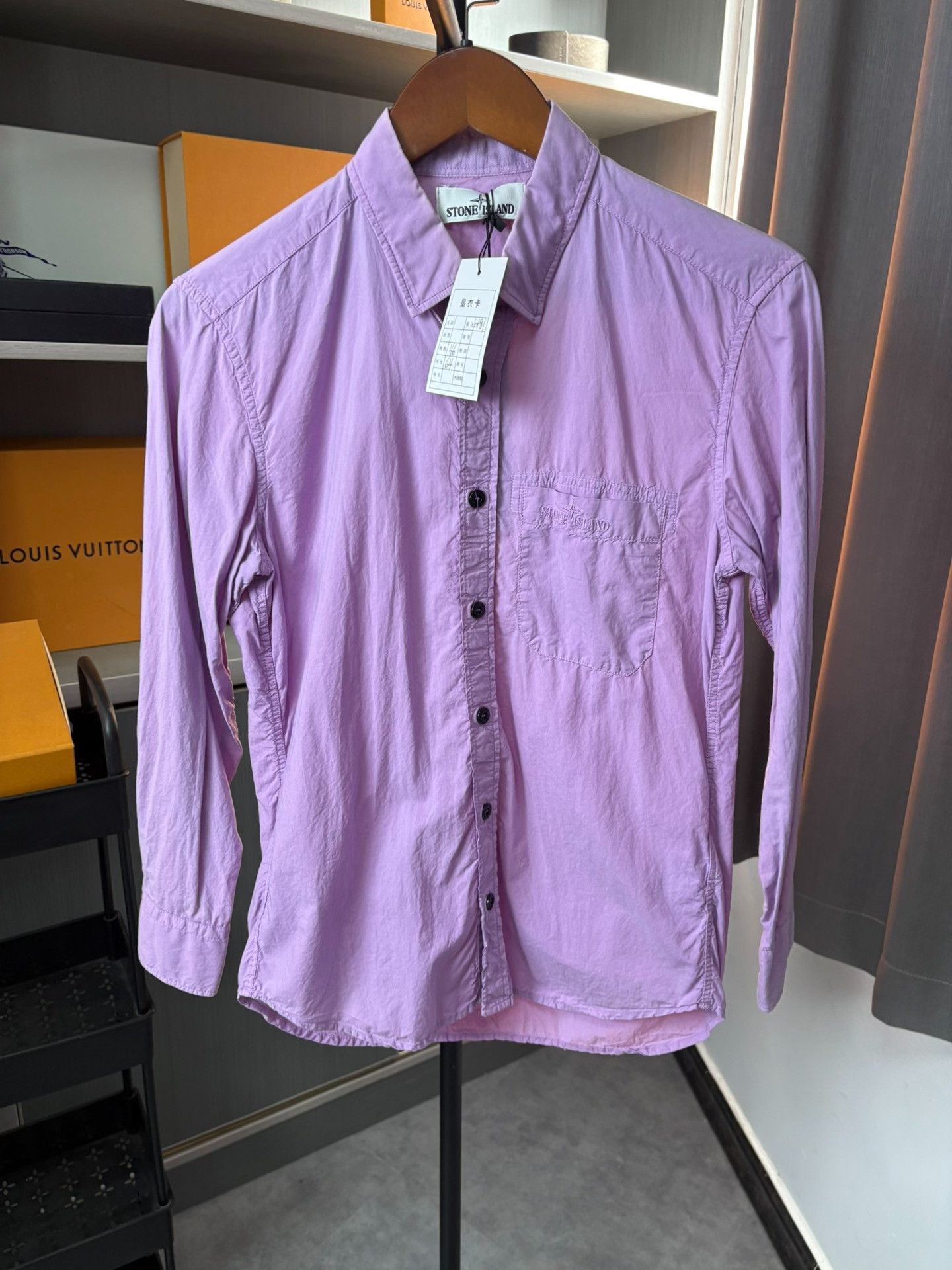 Stone Island Stone Island Purple Shirt S Men Size US S / EU 44-46 / 1 - 1 Thumbnail