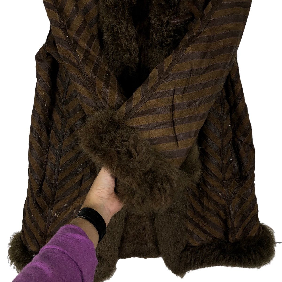 Japanese Brand Rare Mink Fur Lining Moleskin Jacket Inspire Saga Fox Japan Size M / US 6-8 / IT 42-44 - 11 Thumbnail
