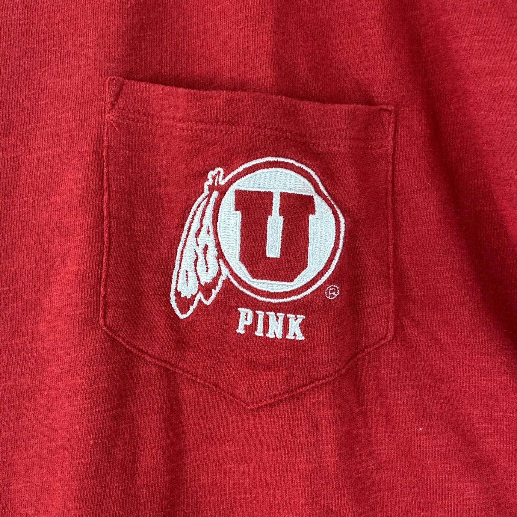 Victoria's Secret Victoria's Secret Long Sleeve Jersey Crewneck Red Pink White Adult Large Women's Size L / US 10 / IT 46 - 5 Thumbnail