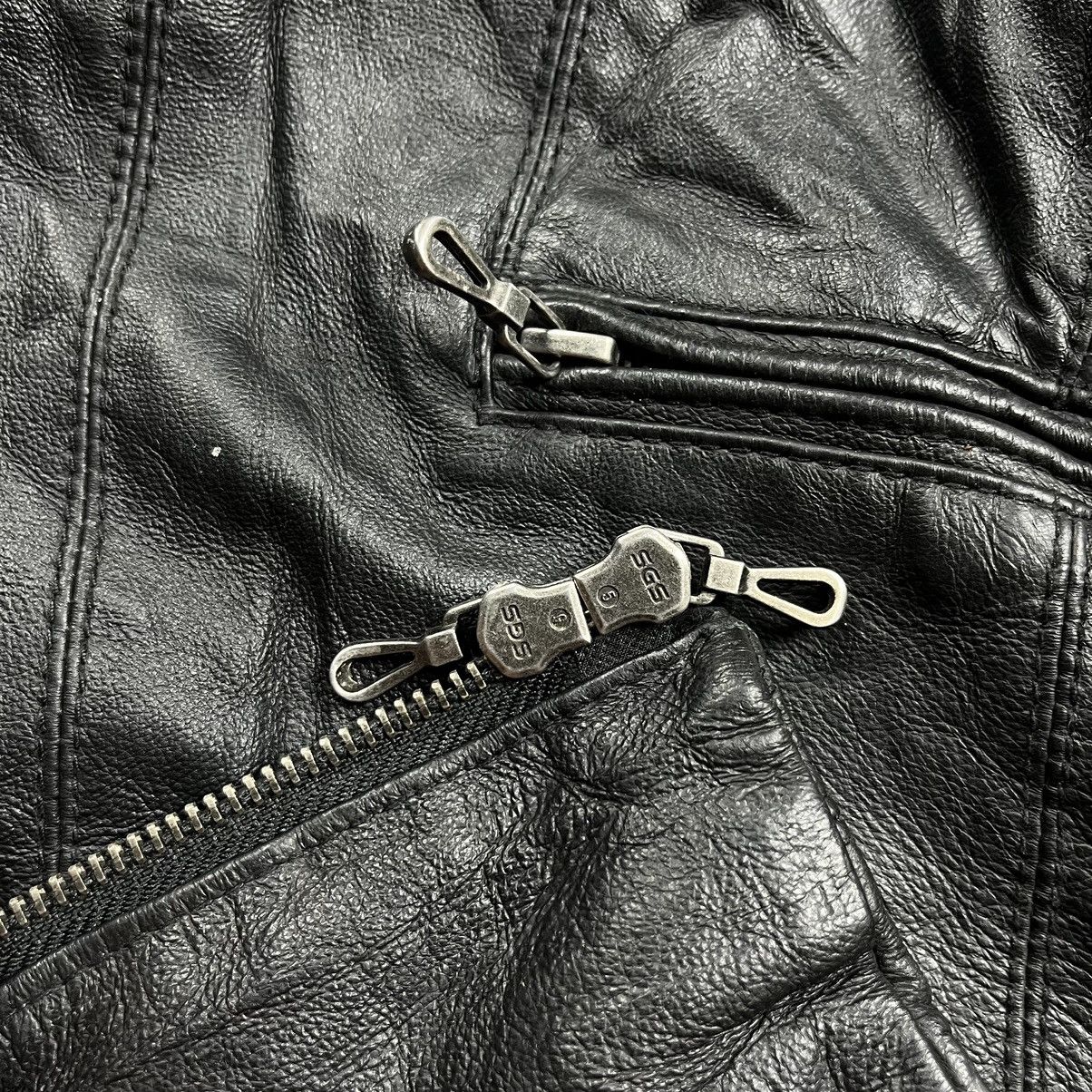 14th Addiction × Japanese Brand × Le Grande Bleu (L.G.B.) Goa Apocalypse gimmick bono leather jacket vkei style Size US L / EU 52-54 / 3 - 14 Thumbnail