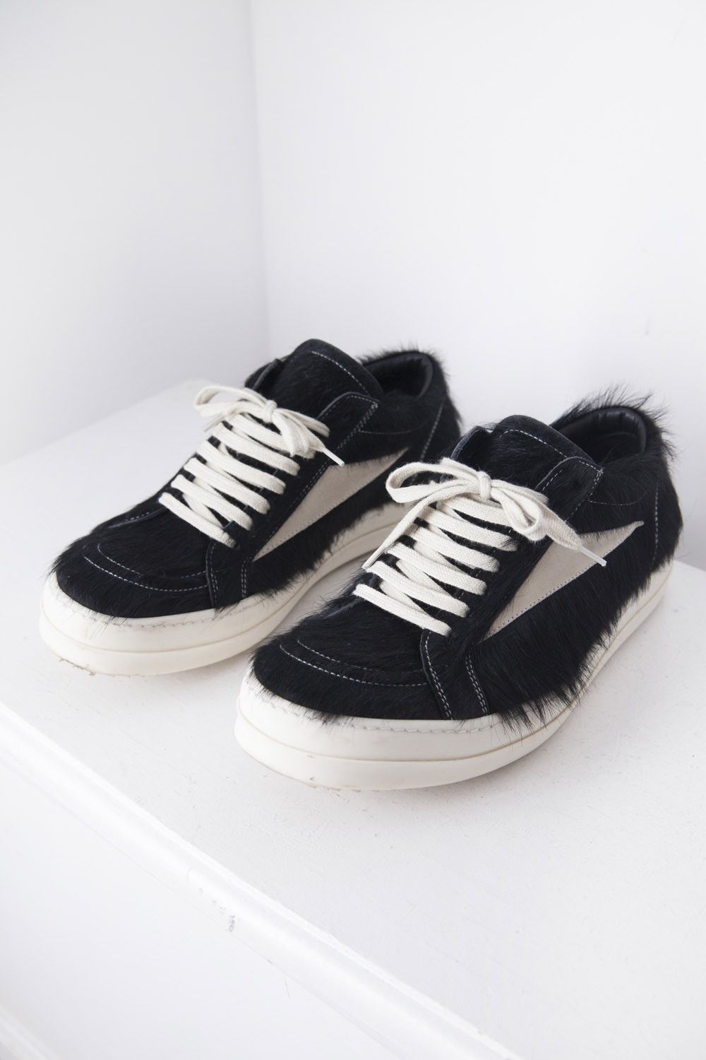 Rick Owens SS24 Pony hair vintage Vans low sneakers Size US 9 / EU 42 - 1 Thumbnail